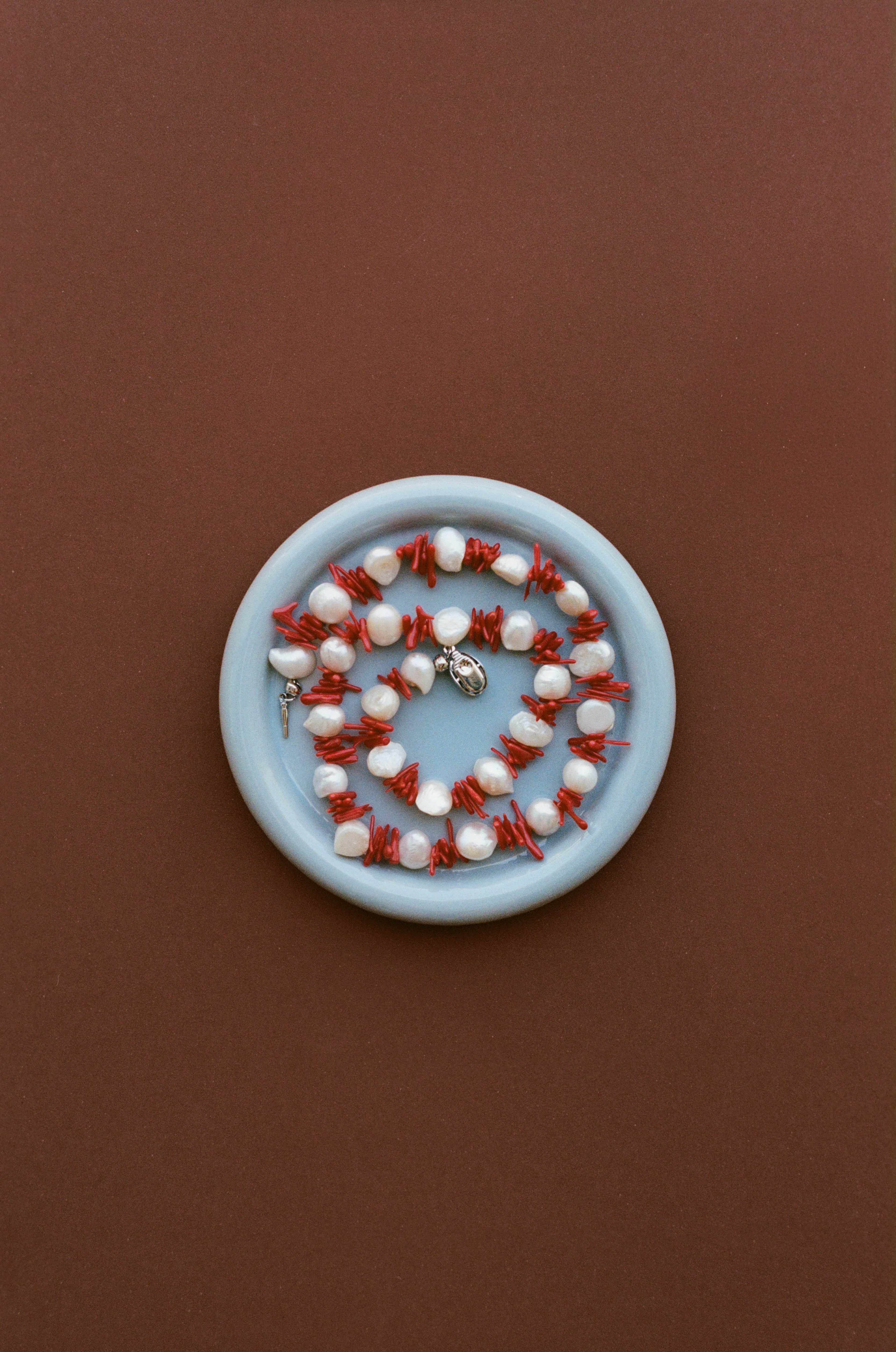 CARO NECKLACE - CLAY PEARL