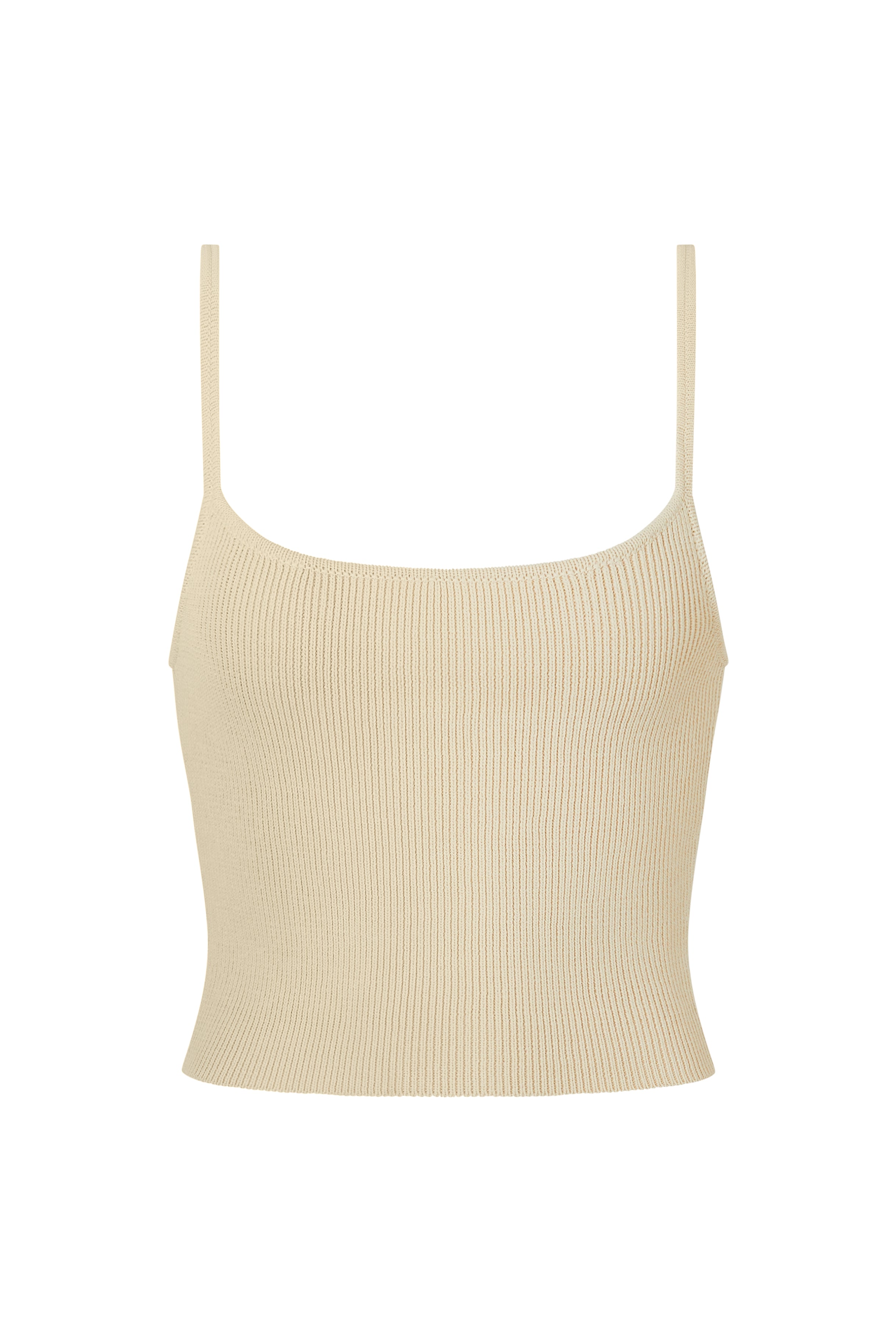 SOL KNIT TANK - MILK