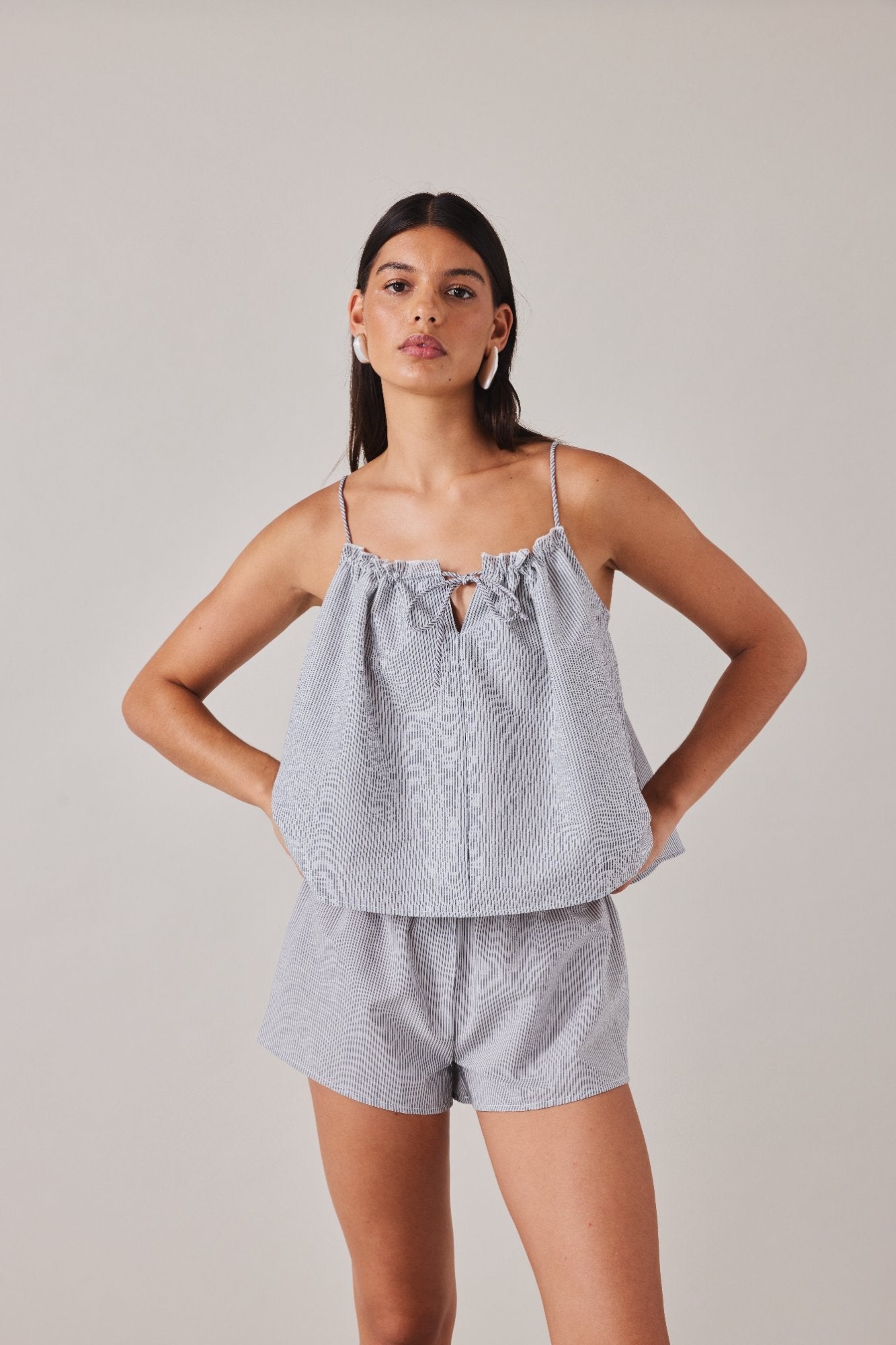 ELODIE SHORT - TIDE STRIPE