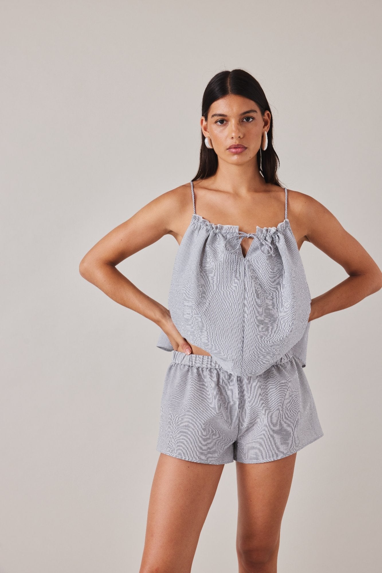 ELODIE SHORT - TIDE STRIPE