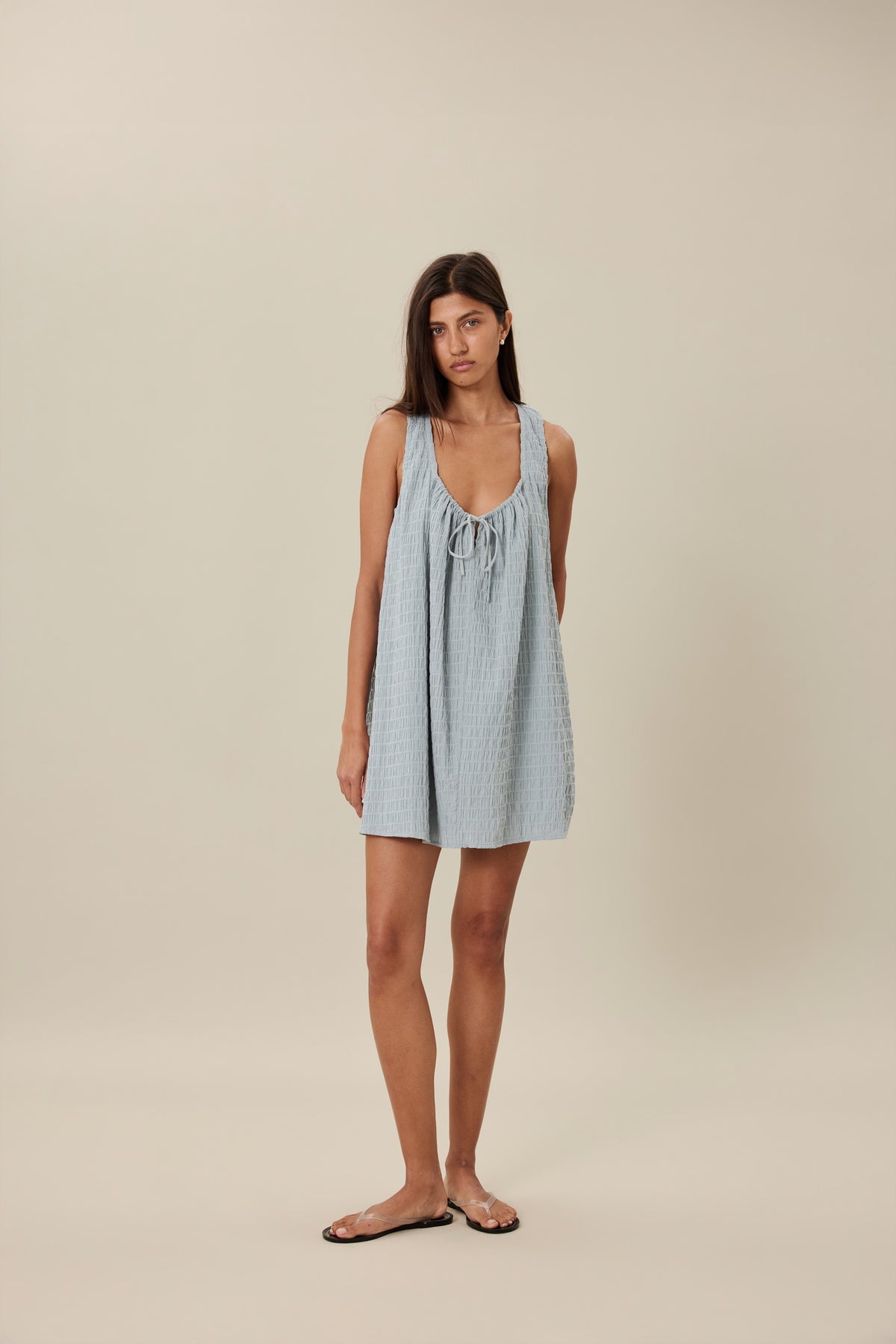 WILLOW MINI DRESS - MIST