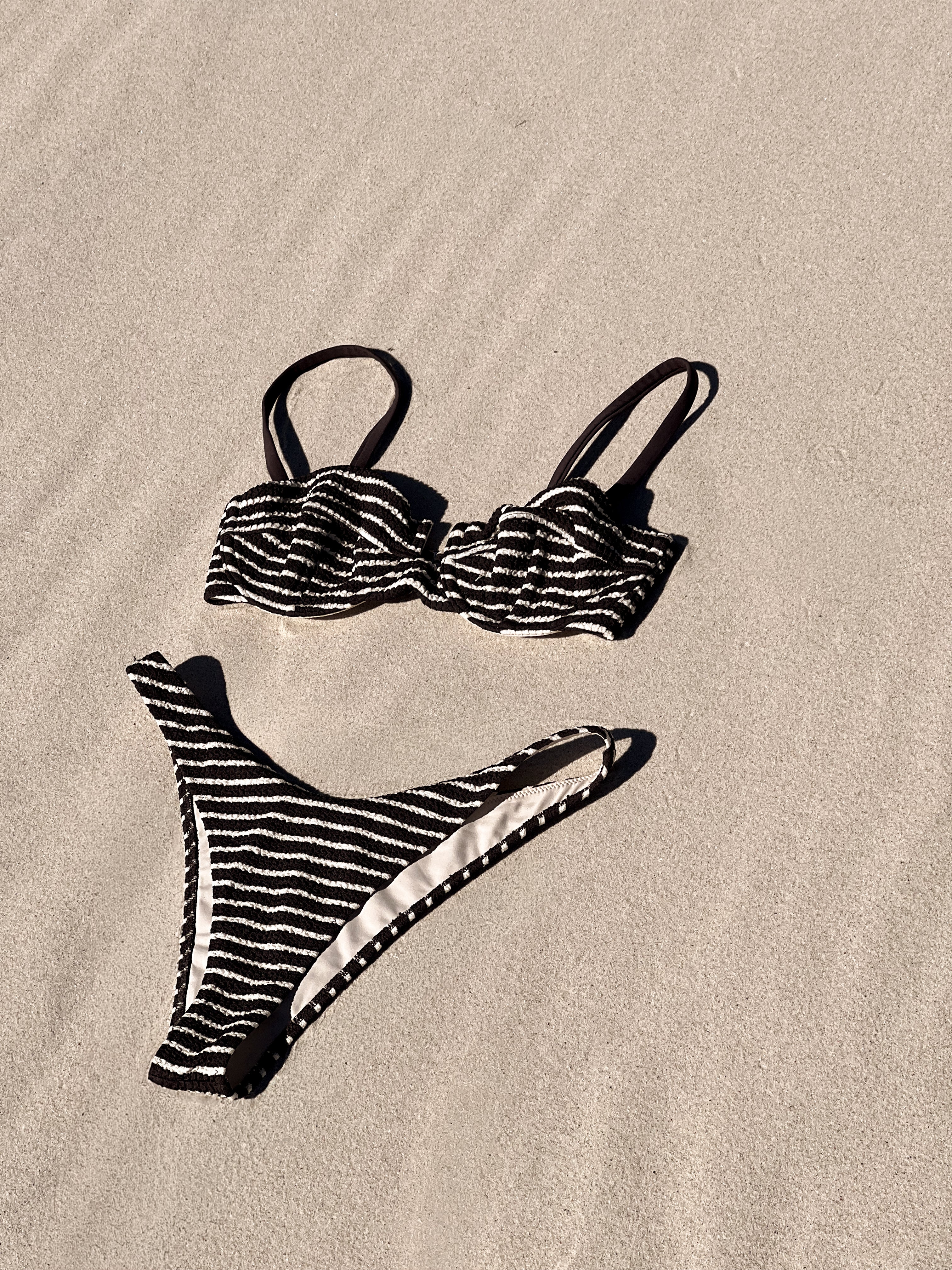 RAYA BRA CUP - CACAO STRIPE