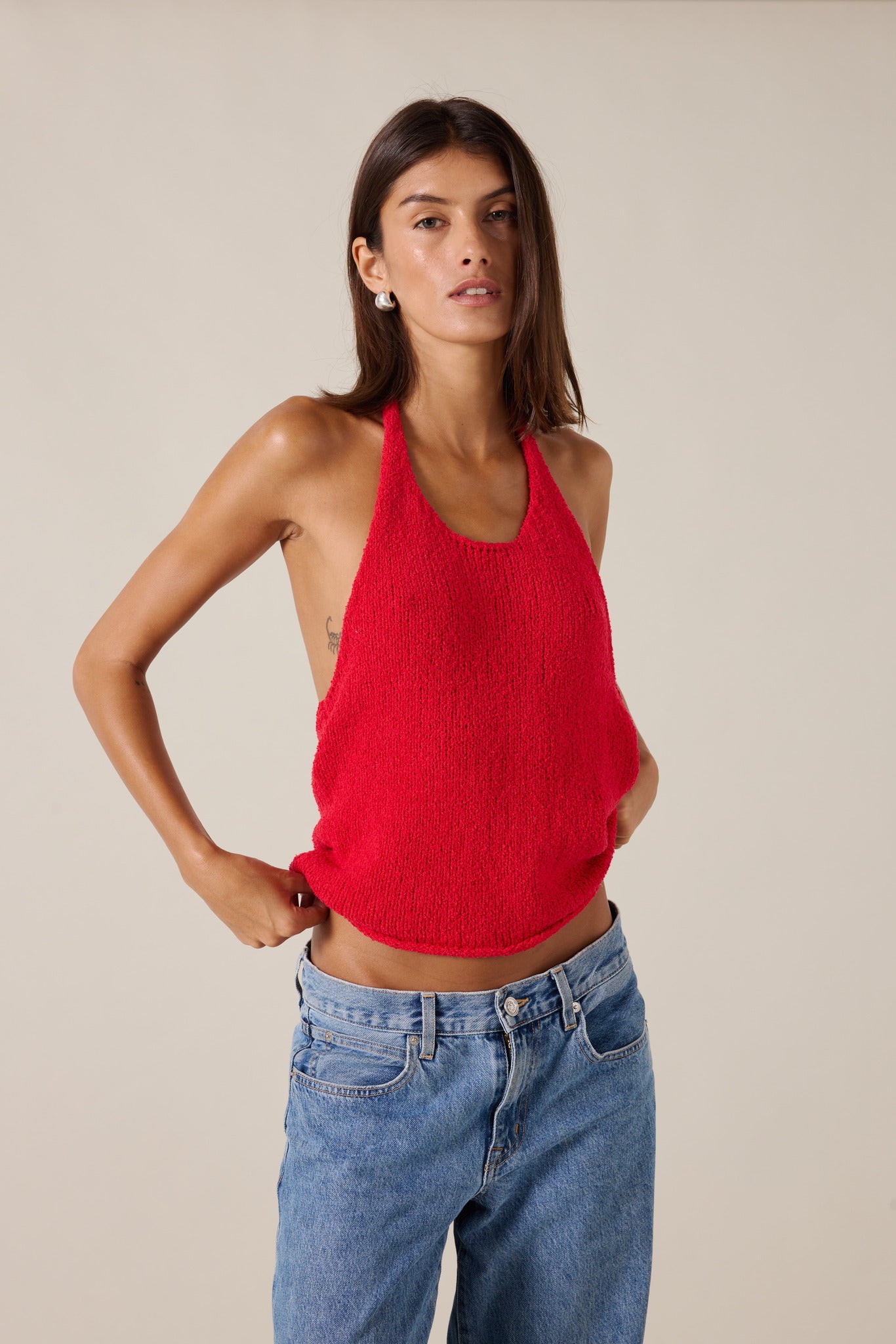 NAMI TANK - SCARLET