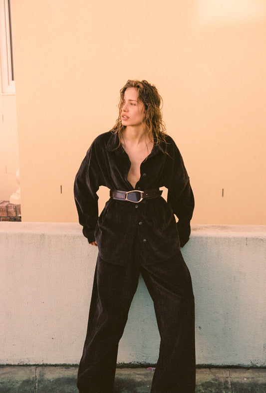 RILEY PANT - CHOCOLATE