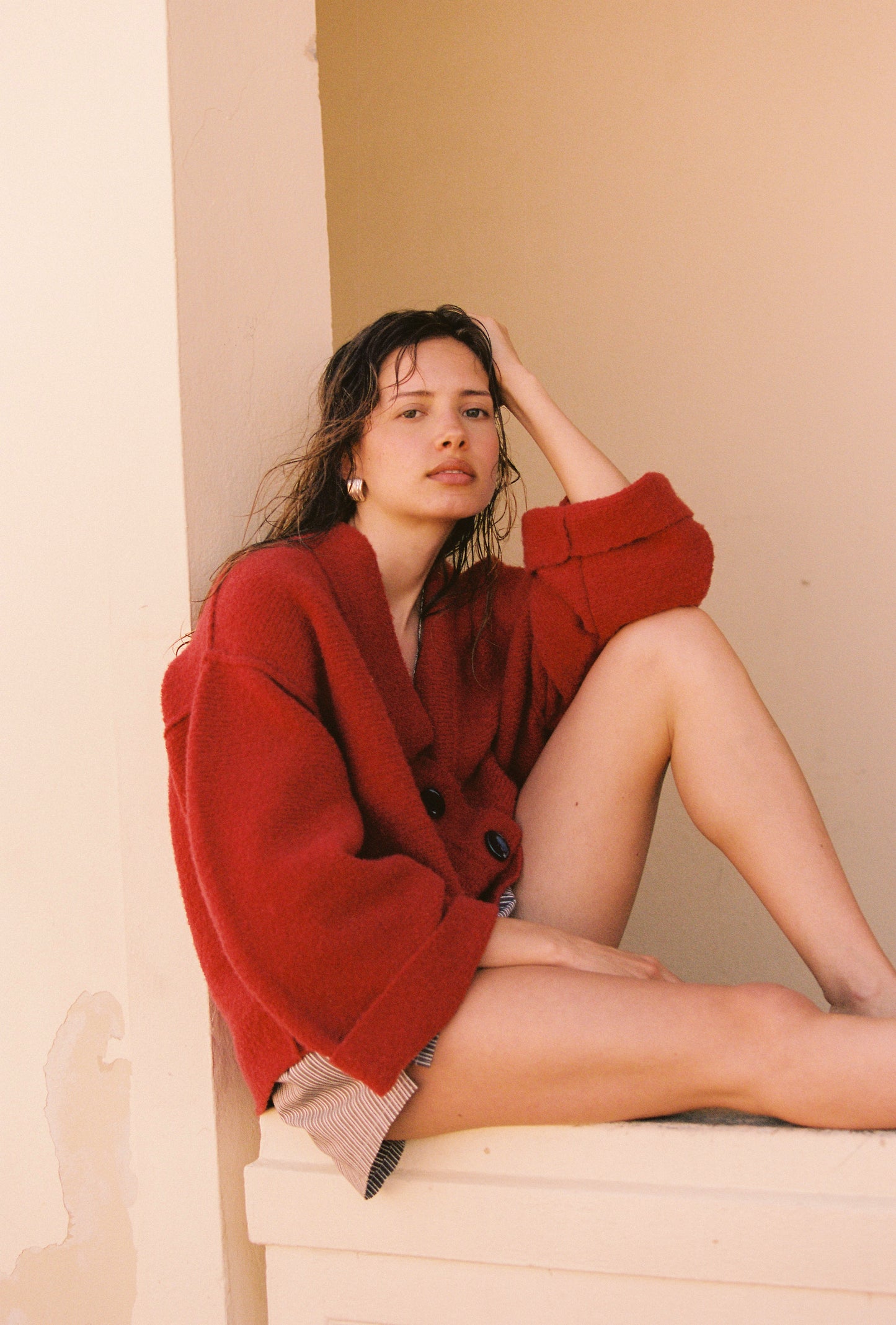 ZIGGY CARDIGAN - RASPBERRY