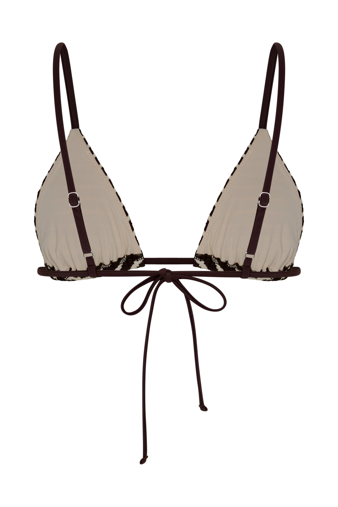 KOA TRIANGLE TOP - CACAO STRIPE