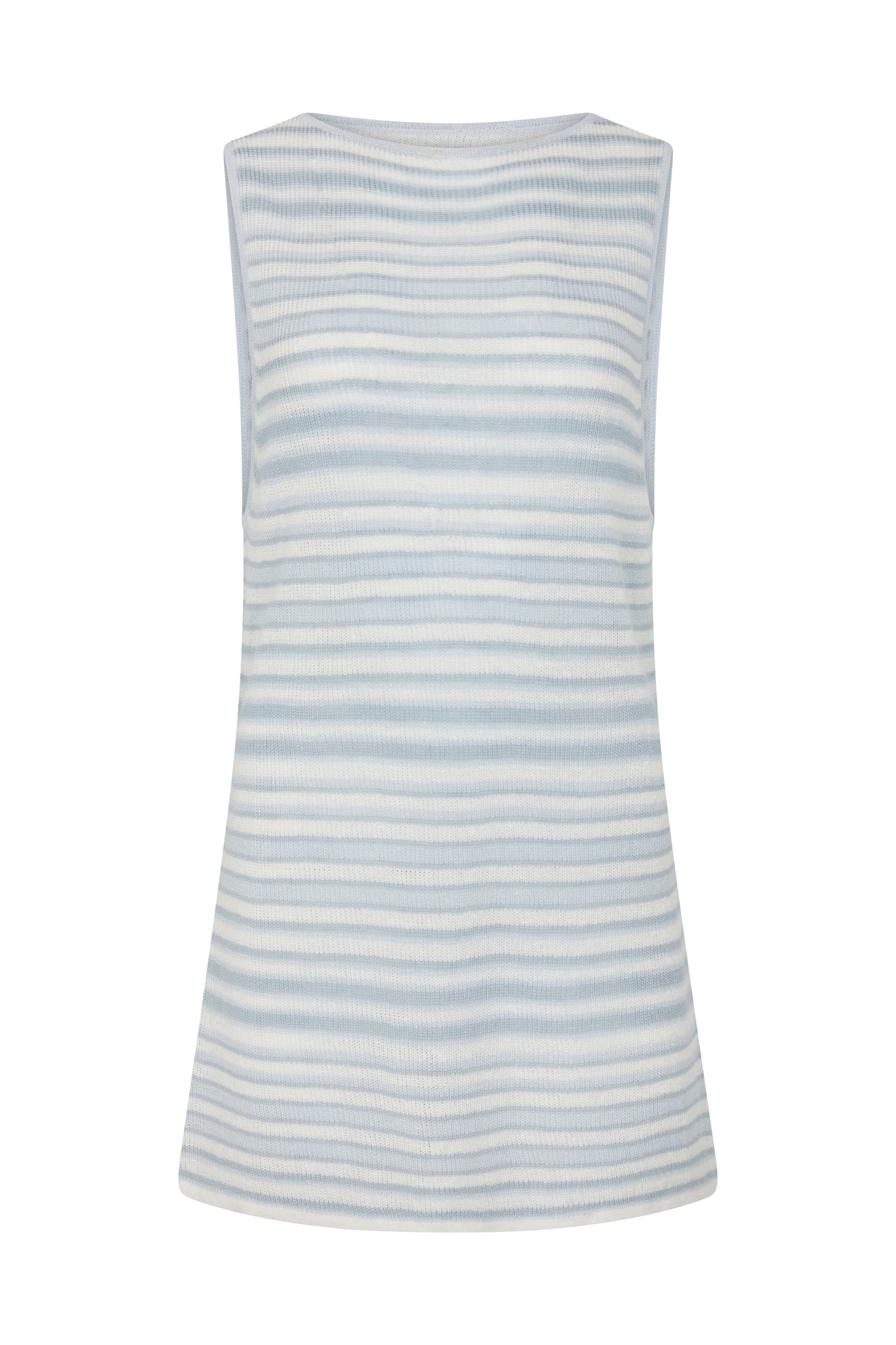 NALU MINI DRESS - AZURE STRIPE