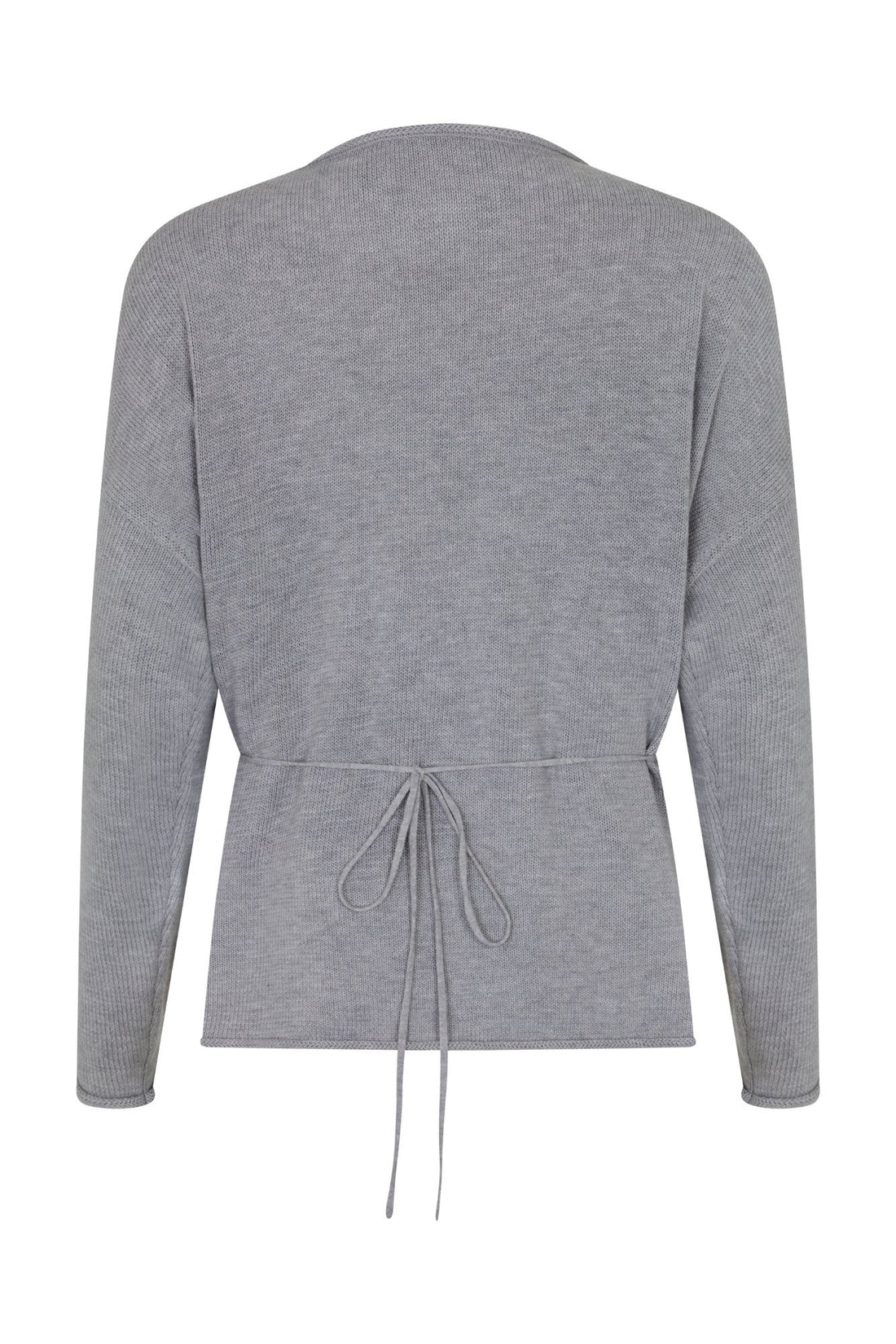 SABINE WRAP KNIT - GREY