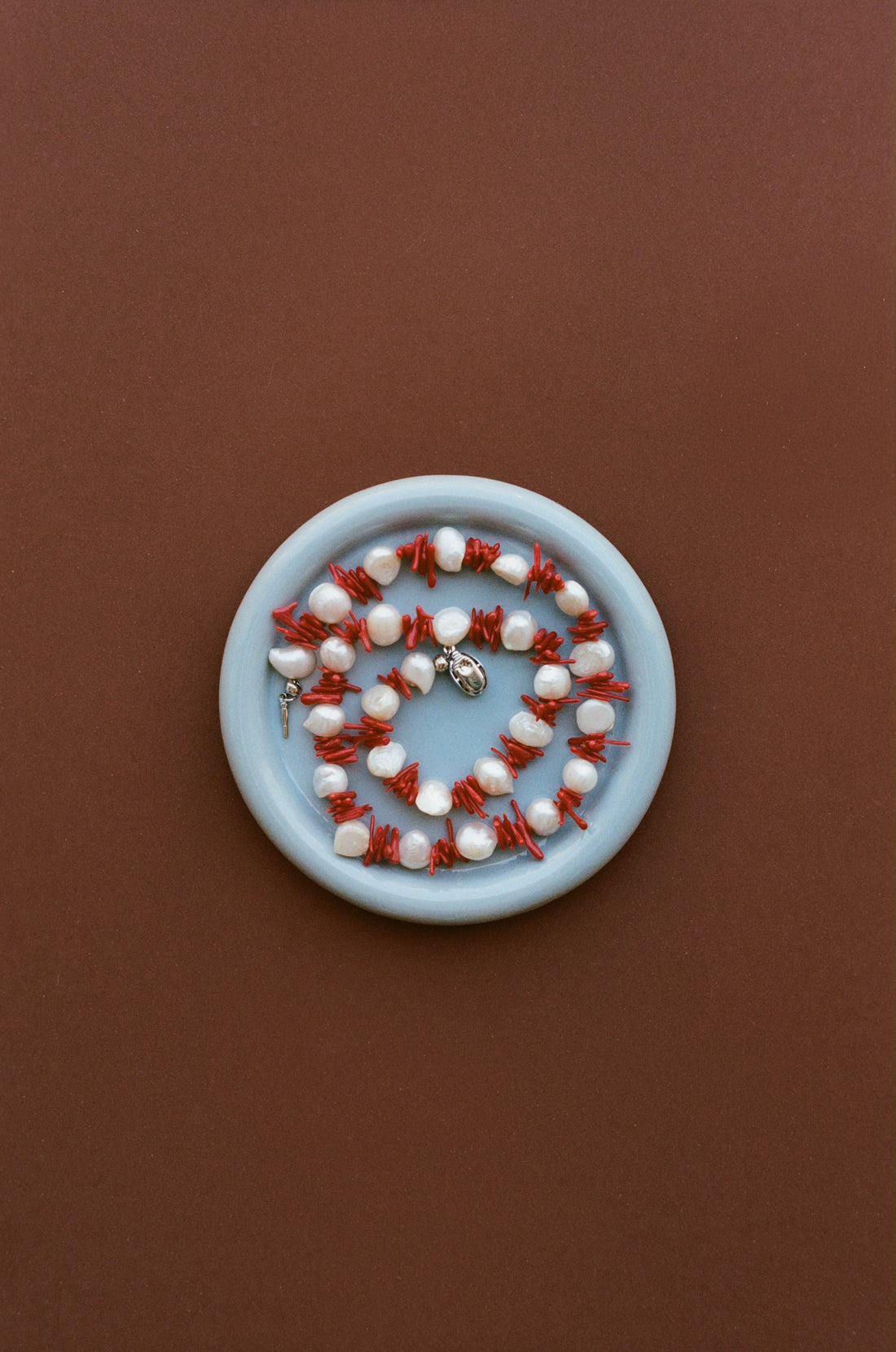 CARO NECKLACE - CLAY PEARL
