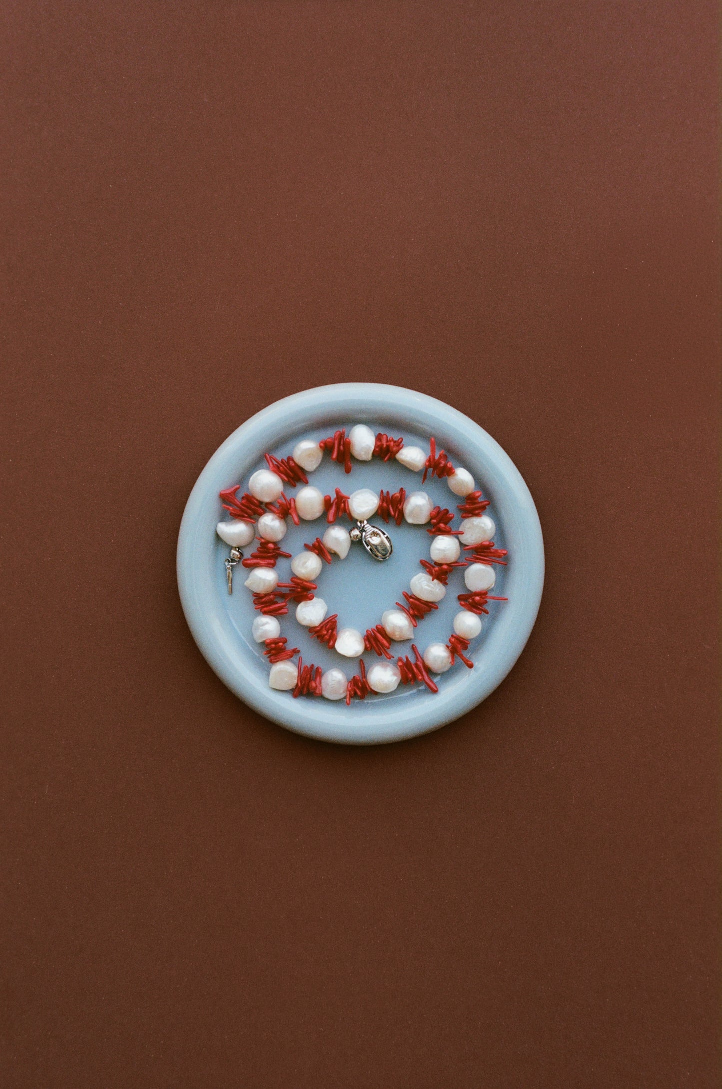 CARO NECKLACE - CLAY PEARL