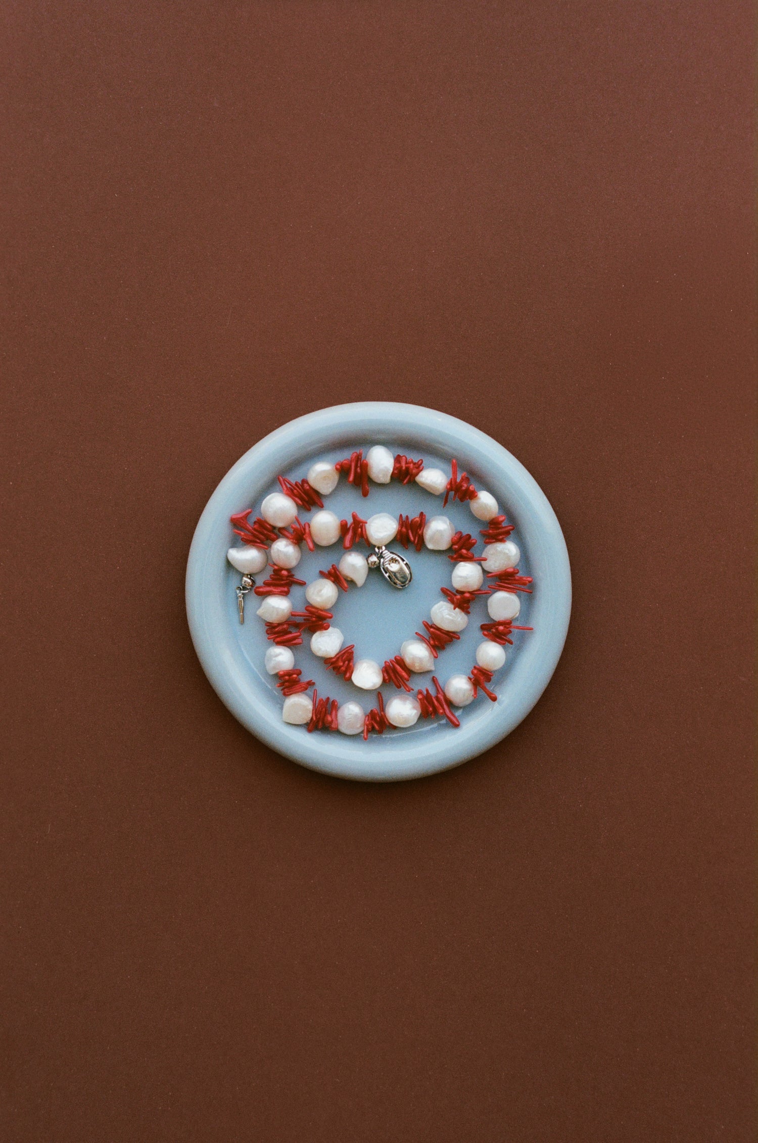CARO NECKLACE - CLAY PEARL