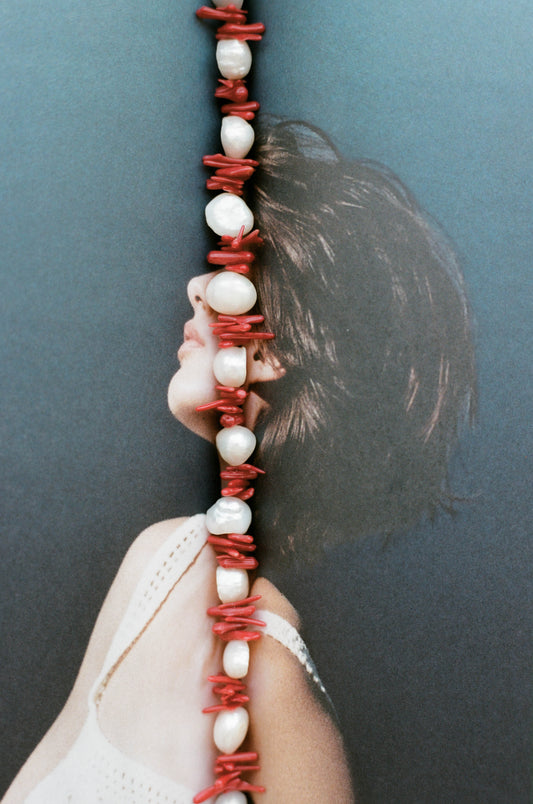 CARO NECKLACE - CLAY PEARL