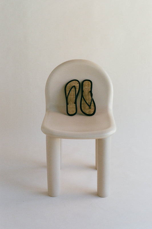 COSTA SLIDE - WOVEN NOIR