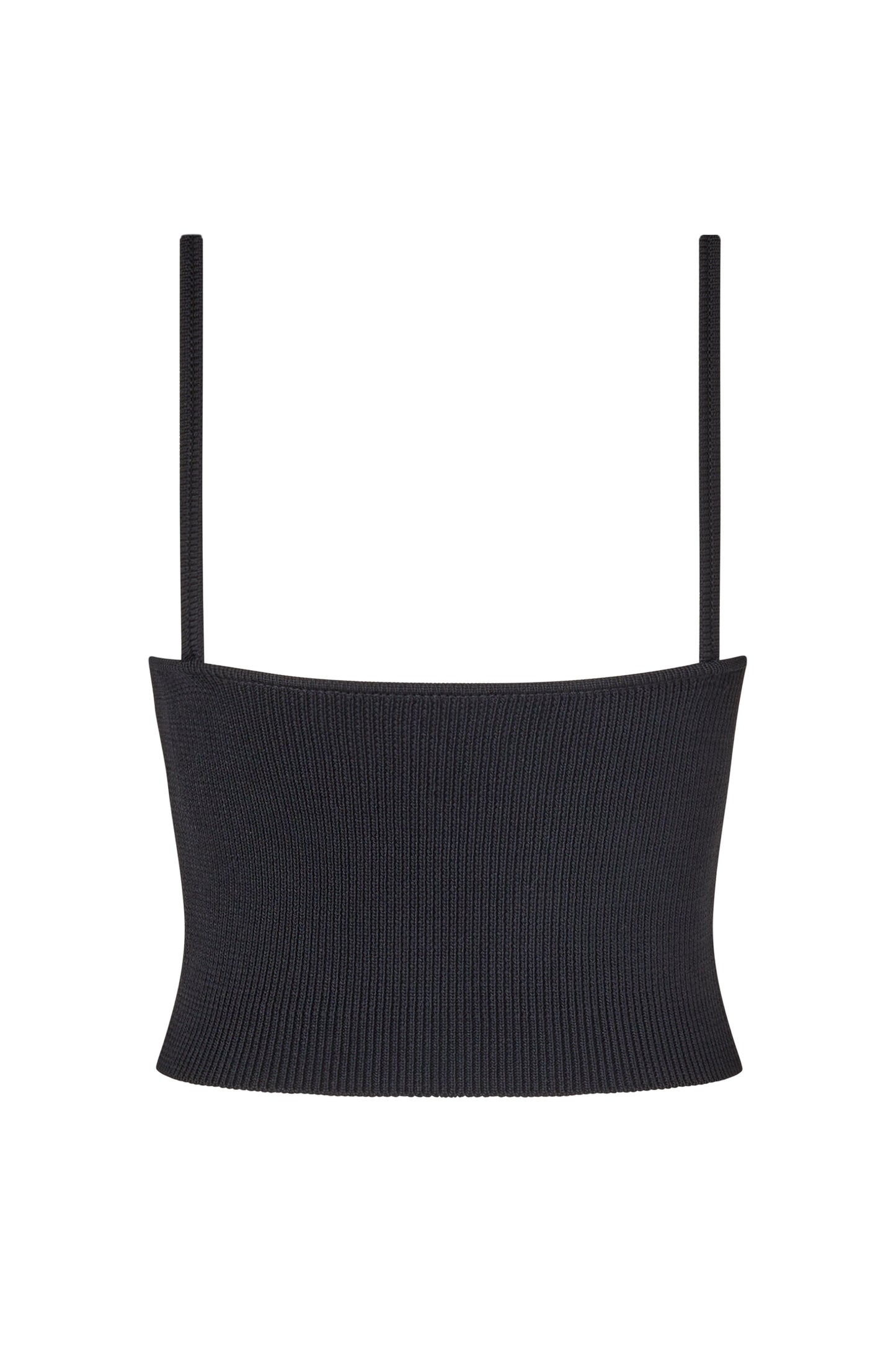 SOL KNIT TANK - BLACK