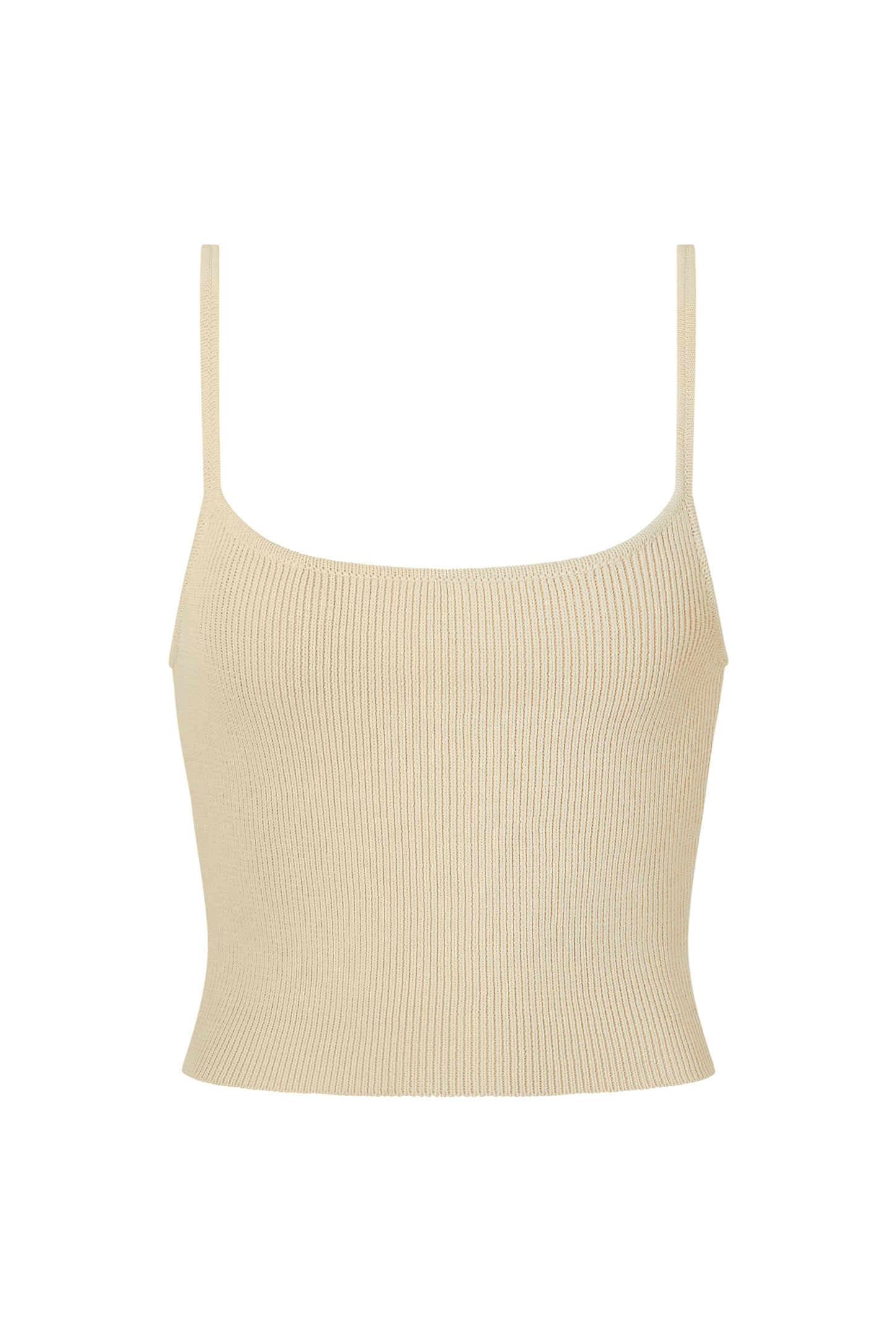 SOL KNIT TANK - MILK