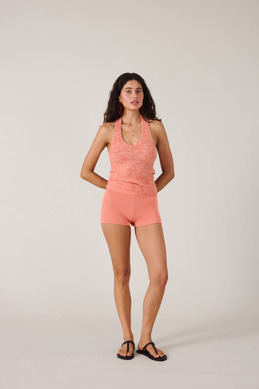ABELLA TOP - PEACH MARLE