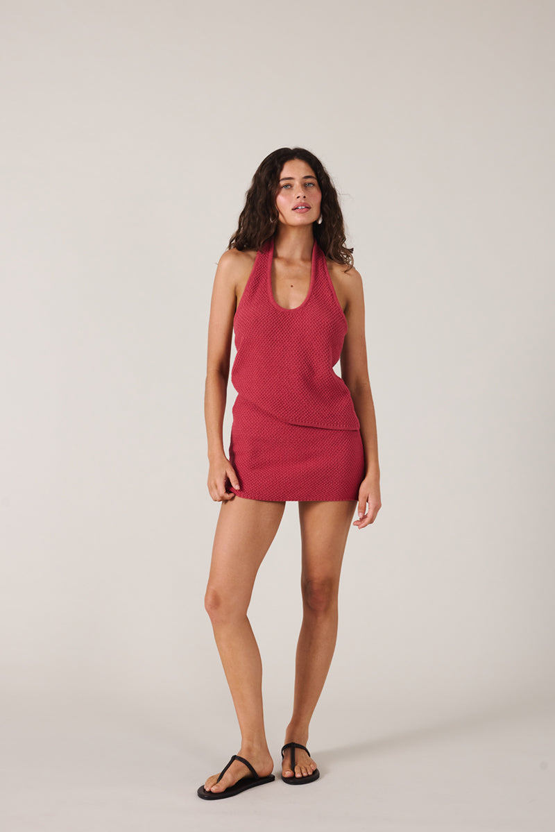 FLORENT HALTER TOP - ROSA