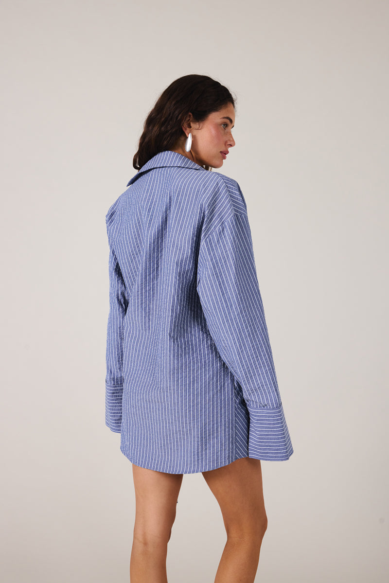 SIDNEY WRAP DRESS - OCEANIA