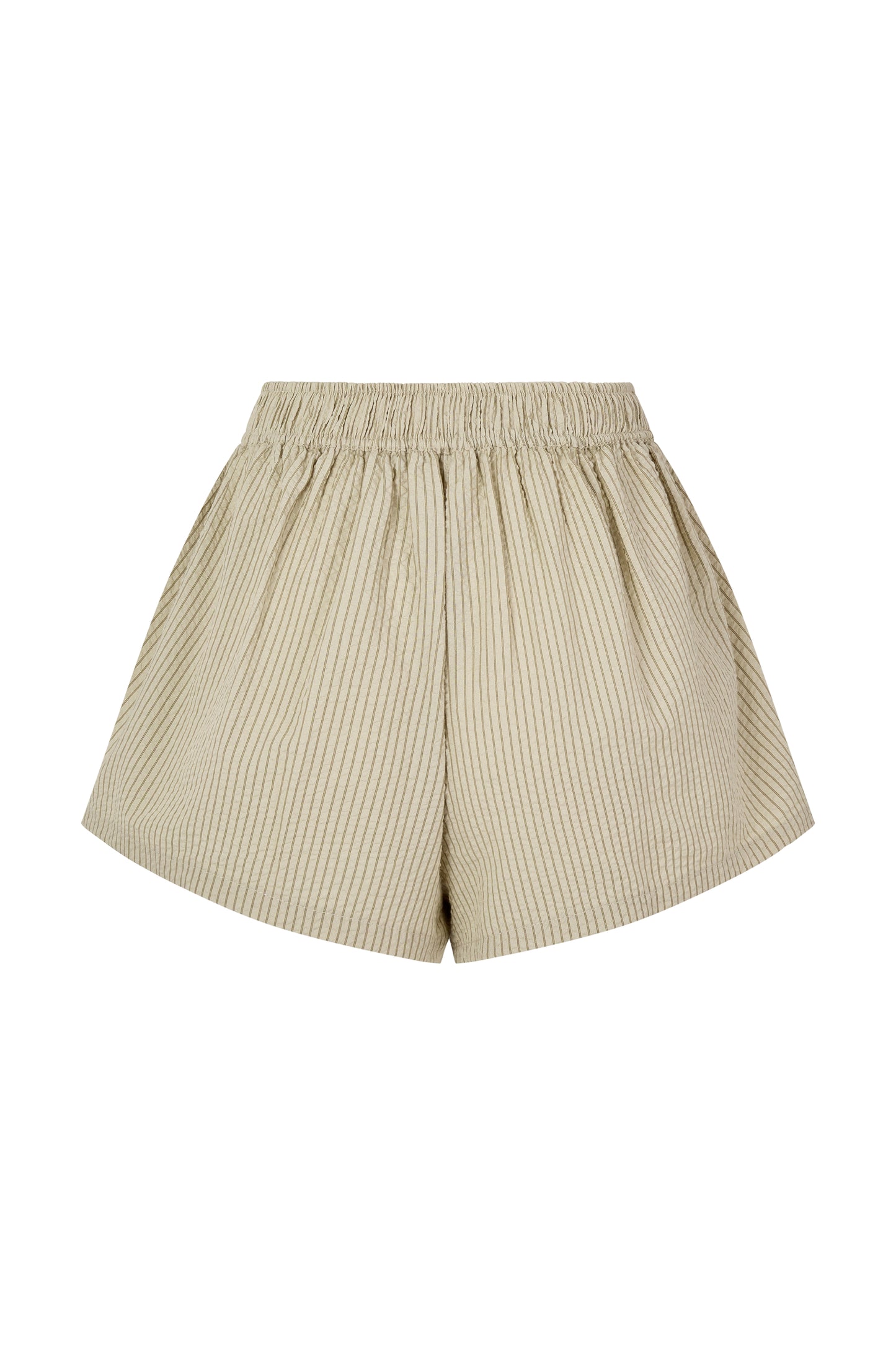 SIDNEY SHORT - CARAMEL STRIPE