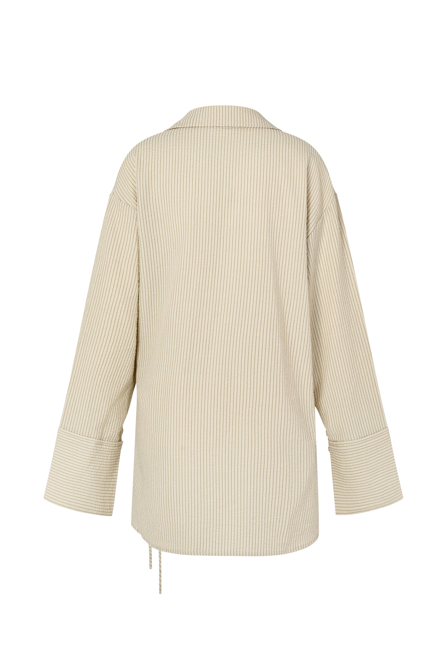 PRE ORDER // SIDNEY SHIRT DRESS - CARAMEL STRIPE