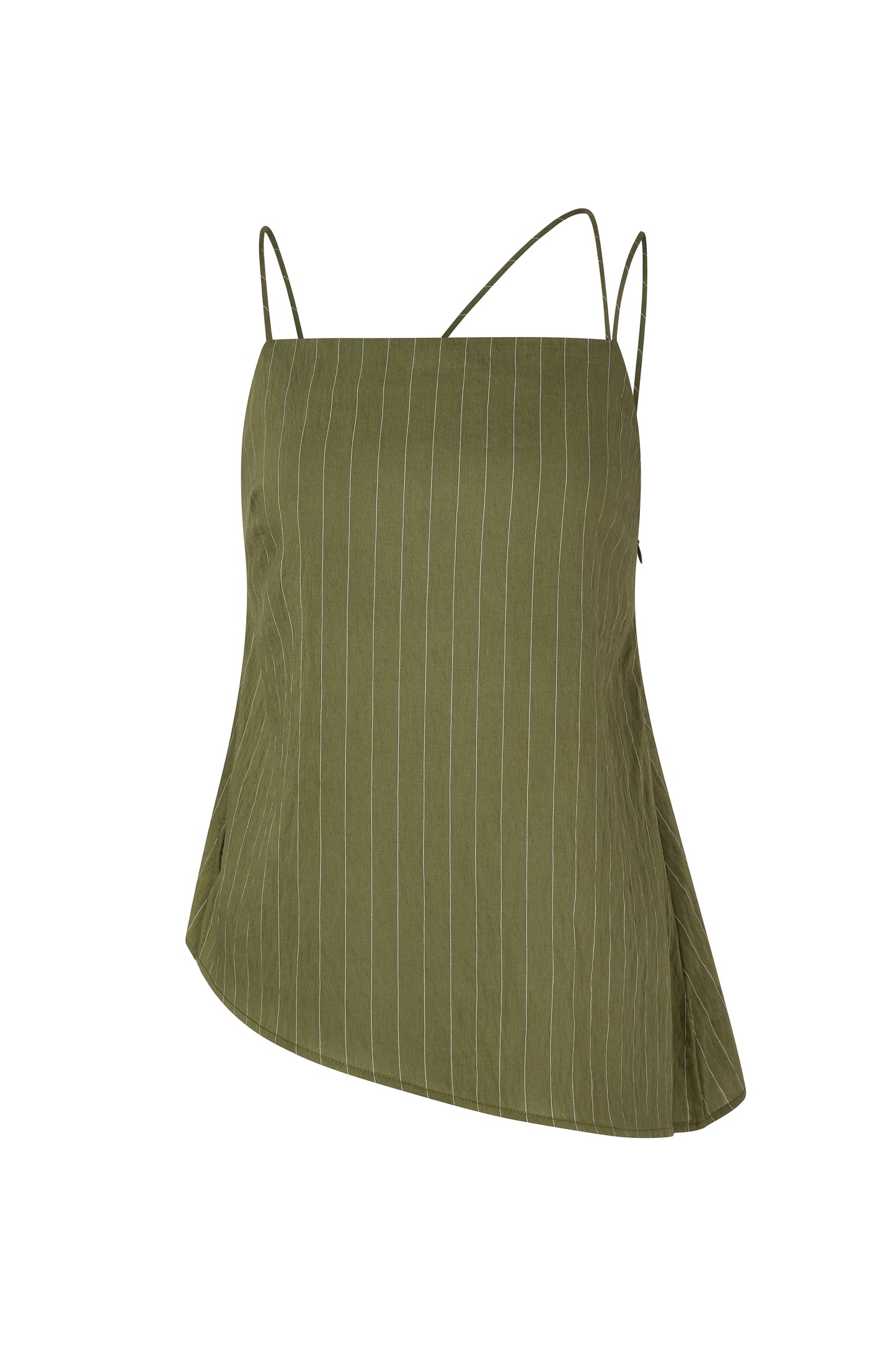 AMELIE CAMI - KHAKI STRIPE