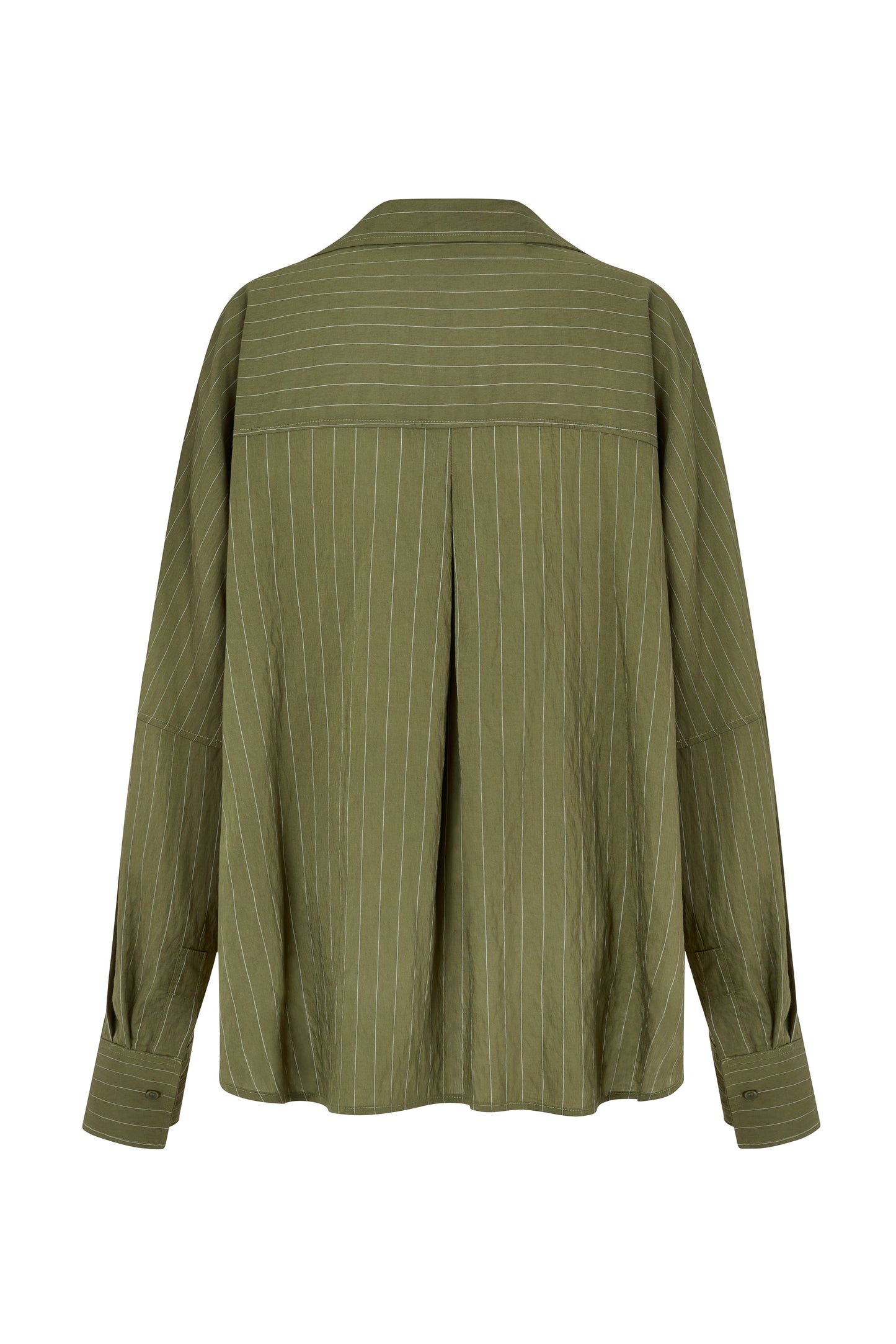 AMELIE SHIRT - KHAKI STRIPE