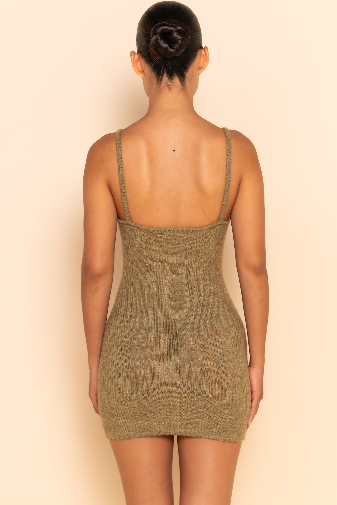 DELPHINE KNIT DRESS - FERN