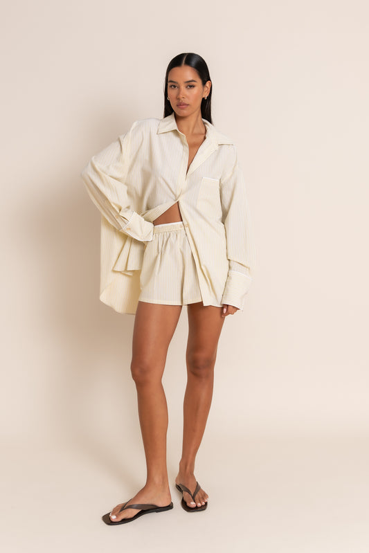 YOLI SHORT - CITRUS STRIPE
