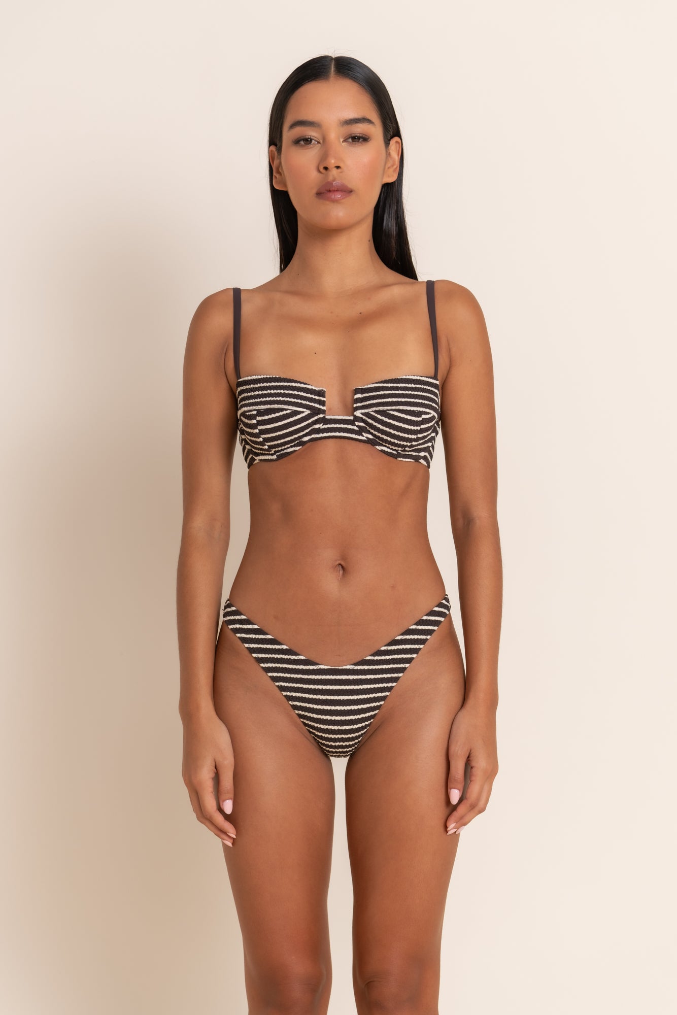RAYA BRA CUP - COCAO STRIPE