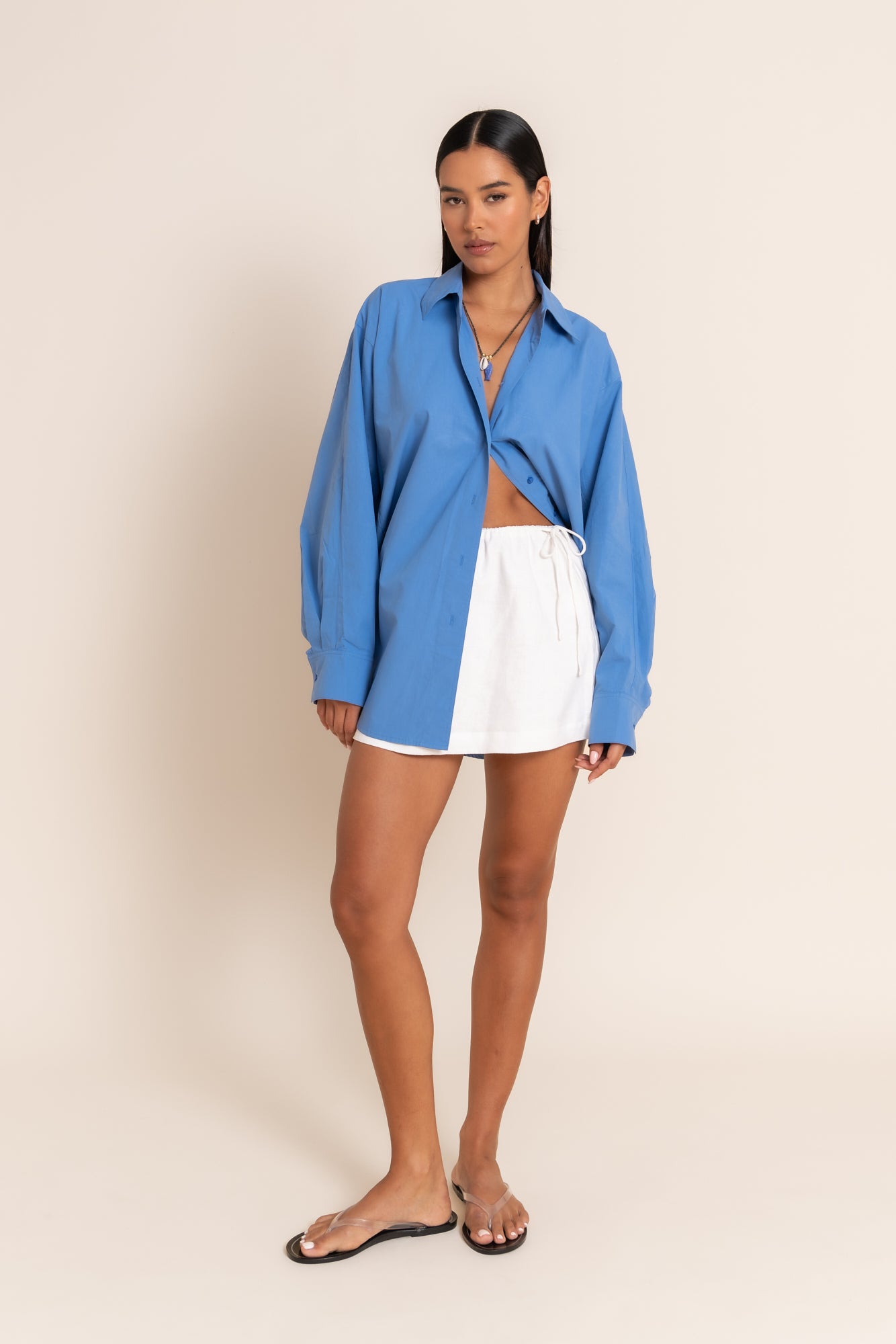 NORA SHIRT - AZURE