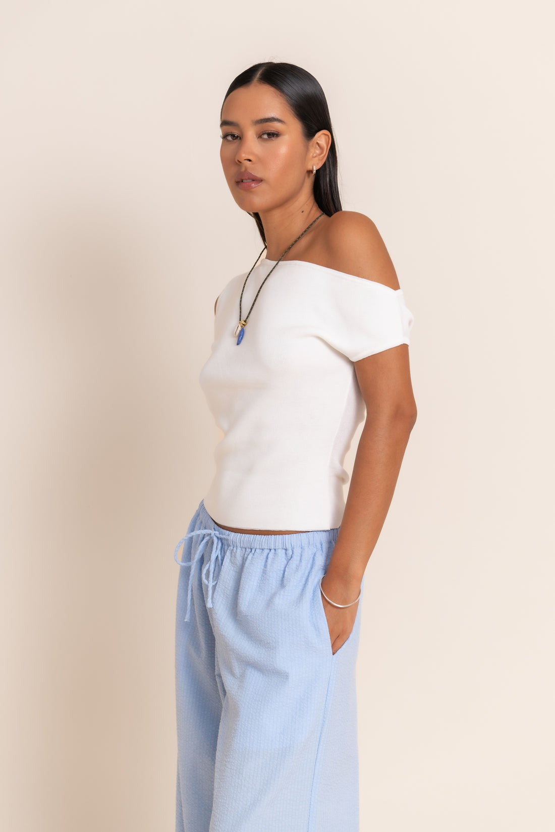 LEYA TOP - WHITE