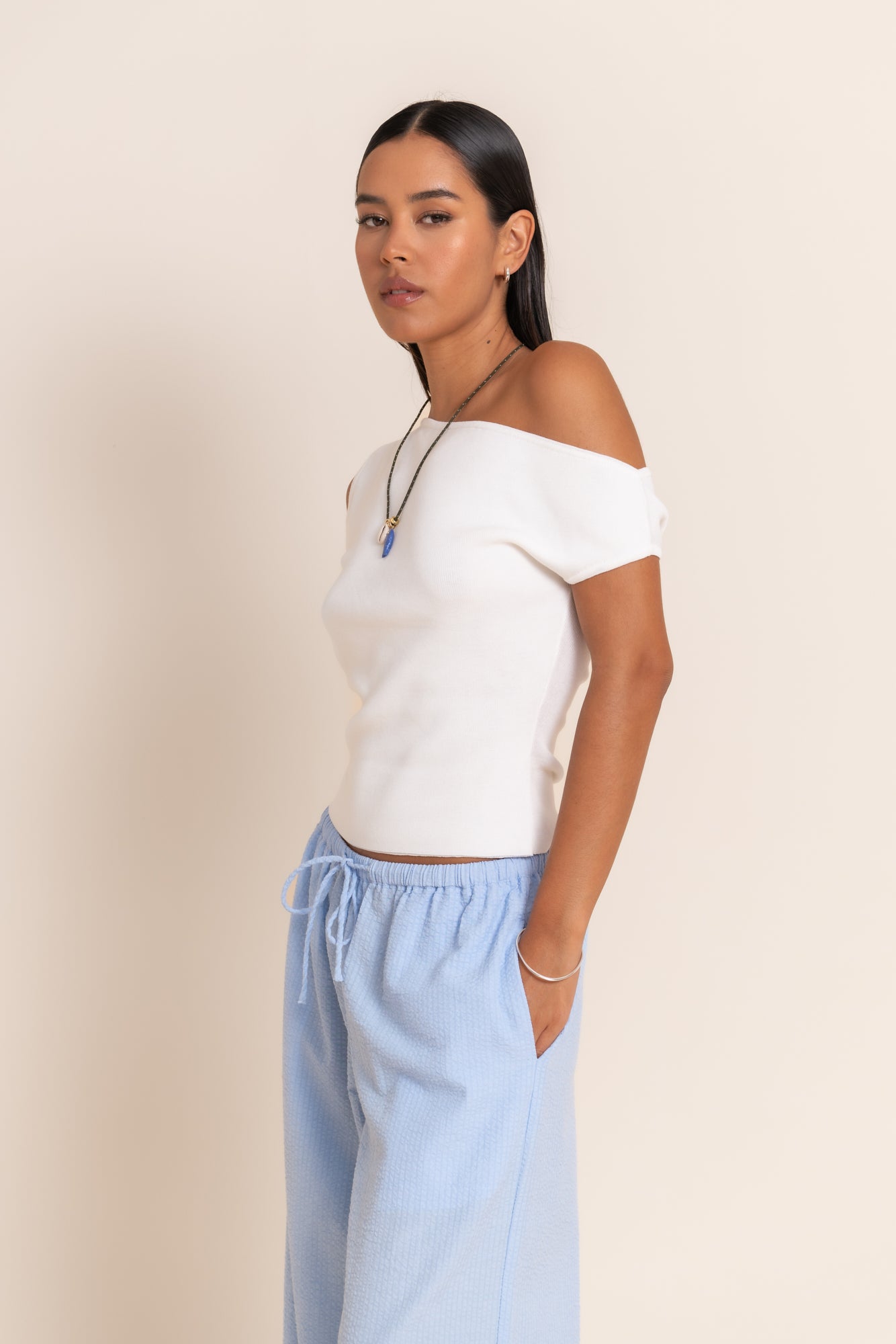 LEYA TOP - WHITE