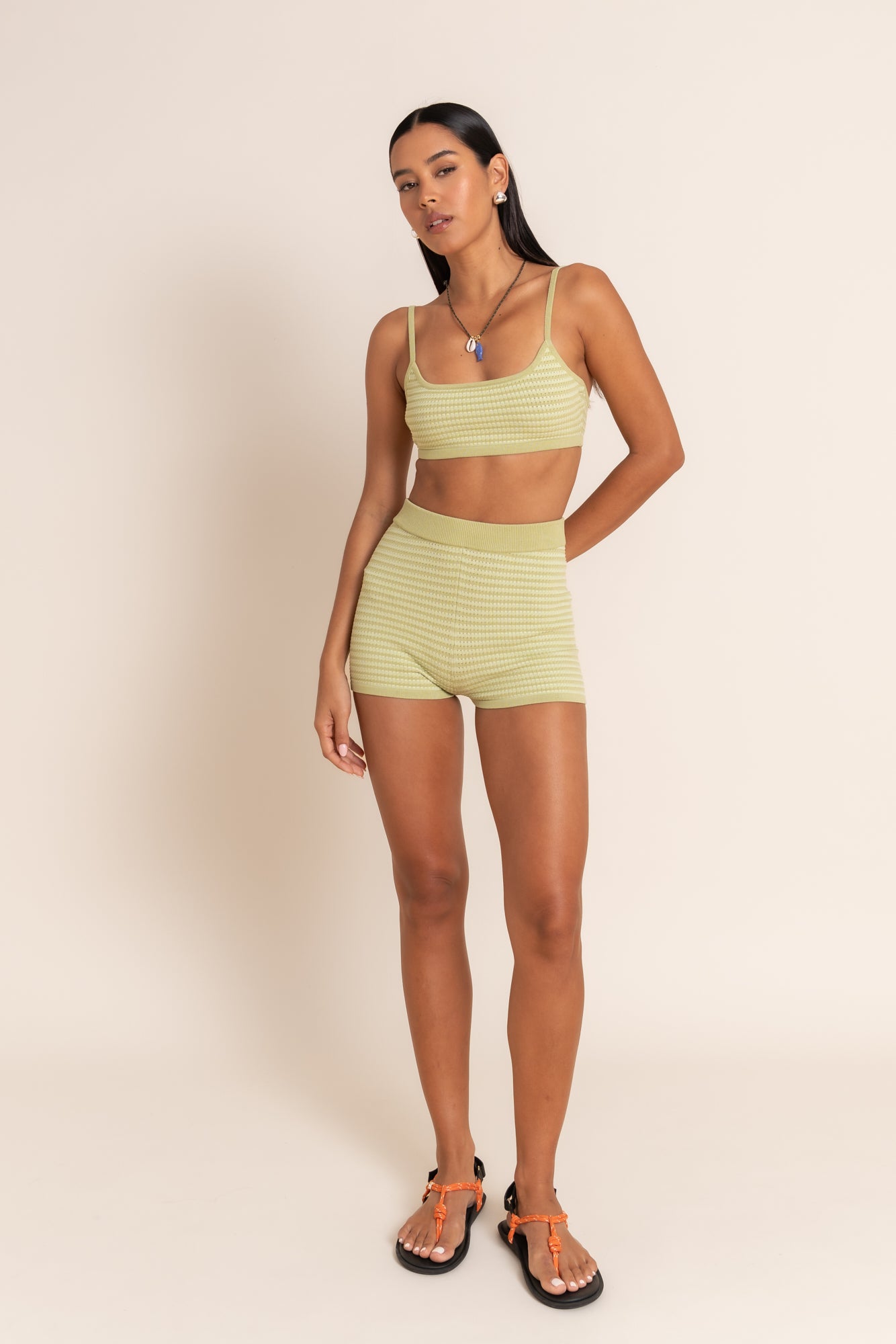 WREN SHORT - PISTACHIO