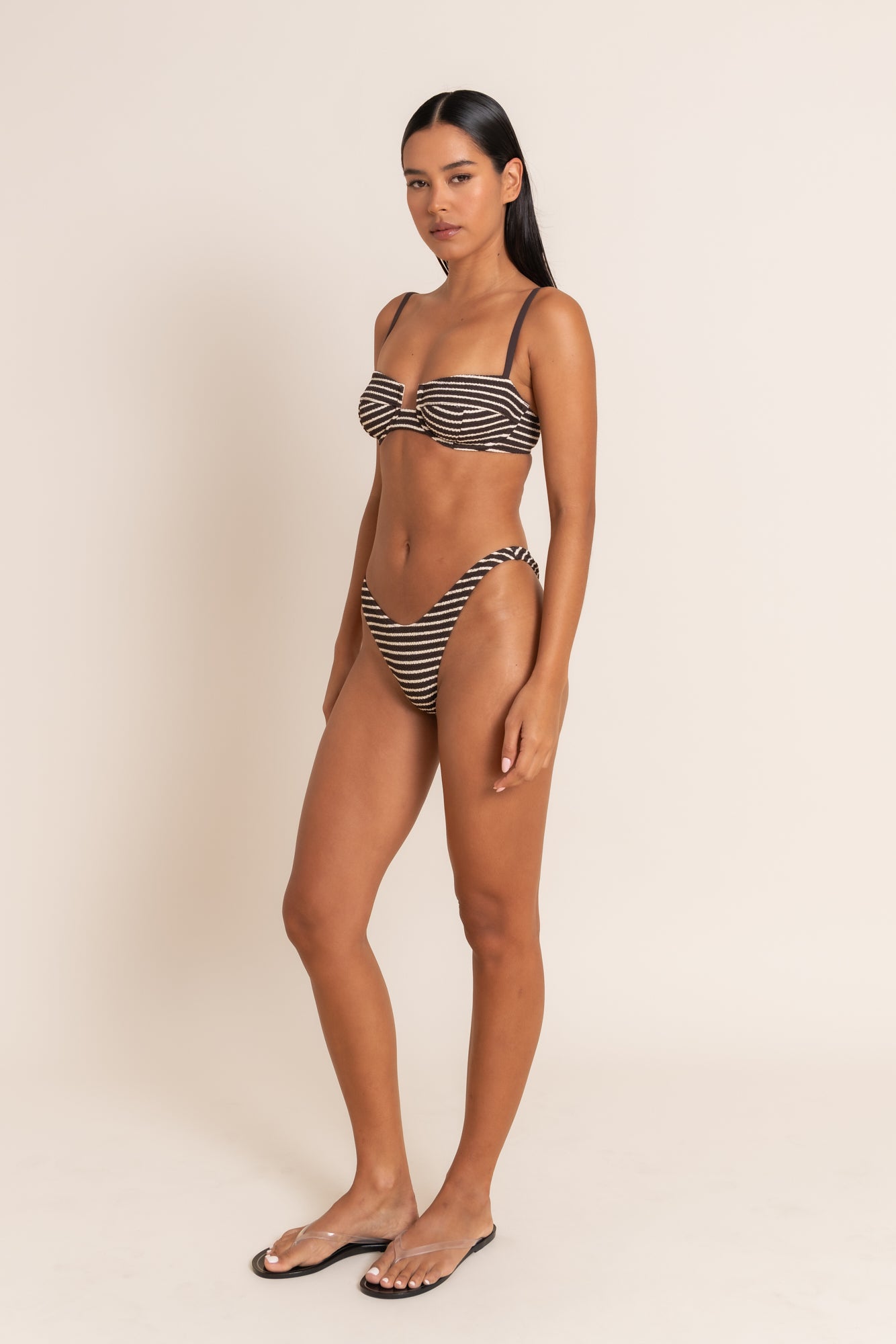 RAYA BRA CUP - CACAO STRIPE