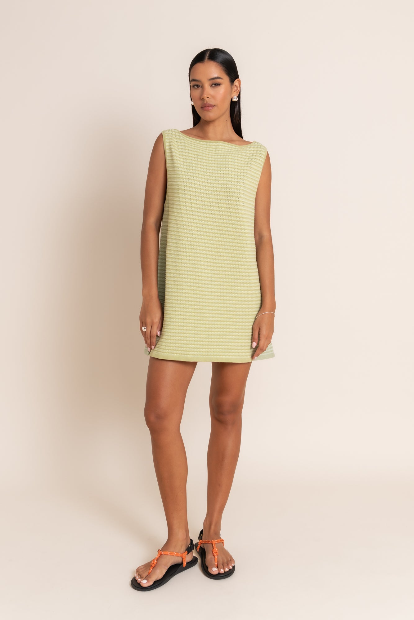 PRE ORDER // WREN DRESS - PISTACHIO