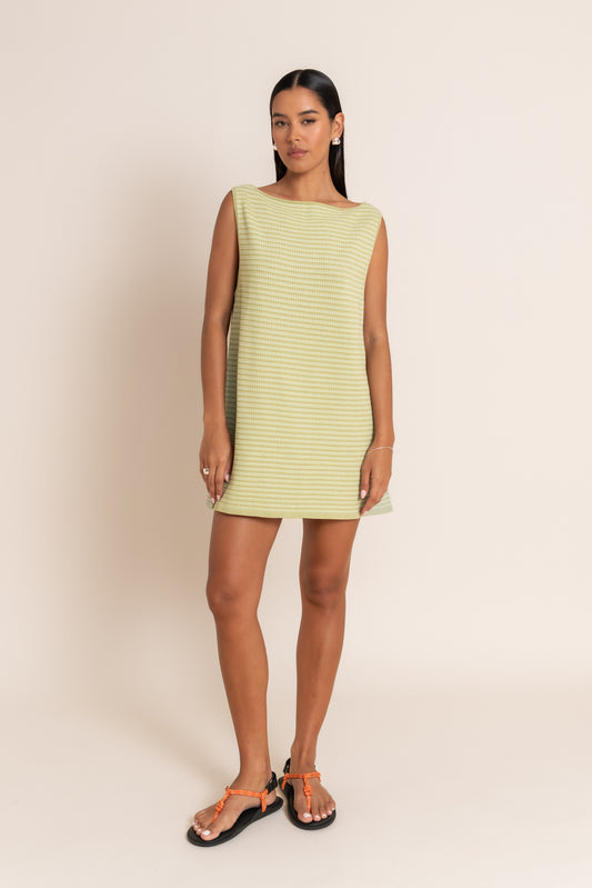 PRE ORDER // WREN DRESS - PISTACHIO