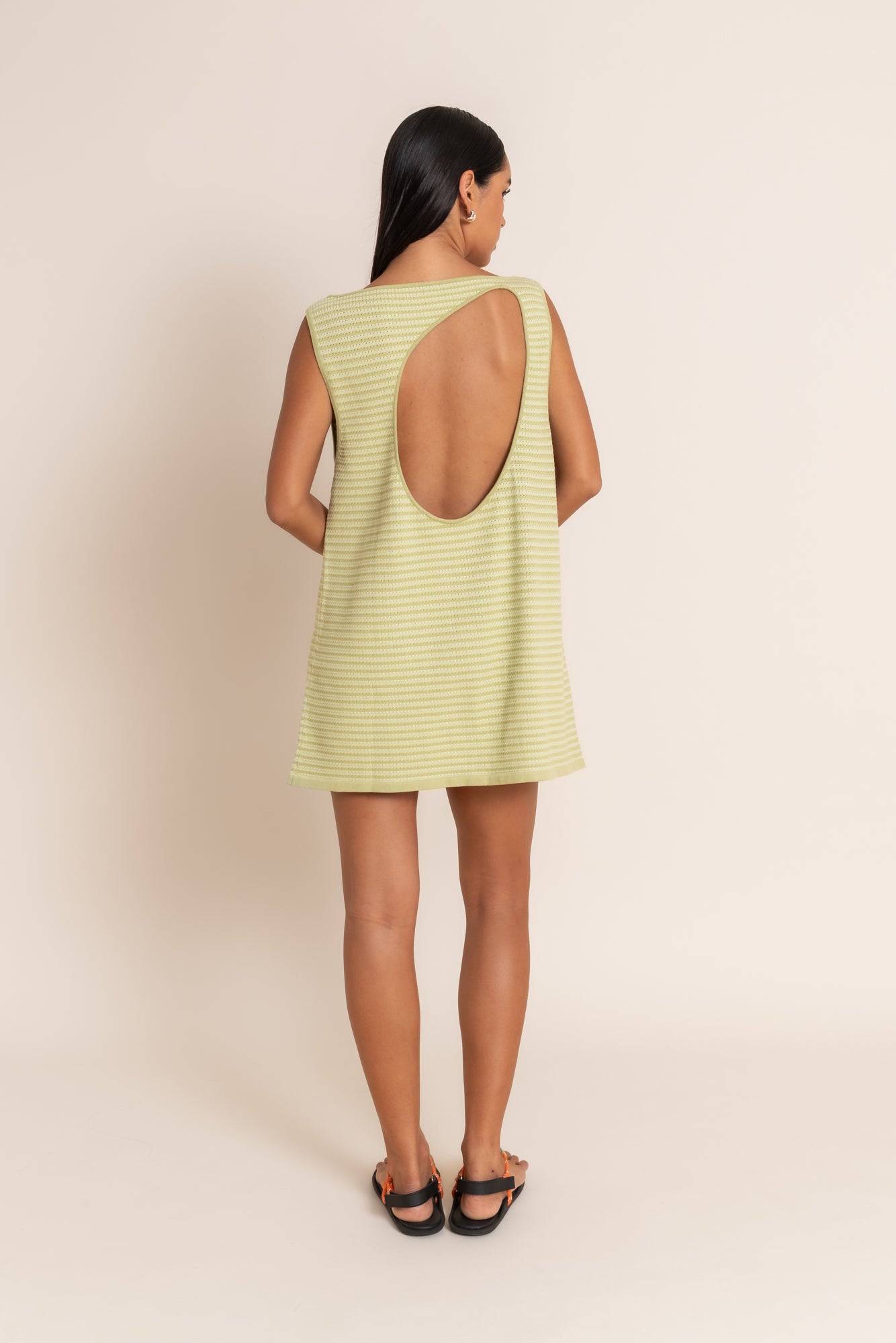 PRE ORDER // WREN DRESS - PISTACHIO
