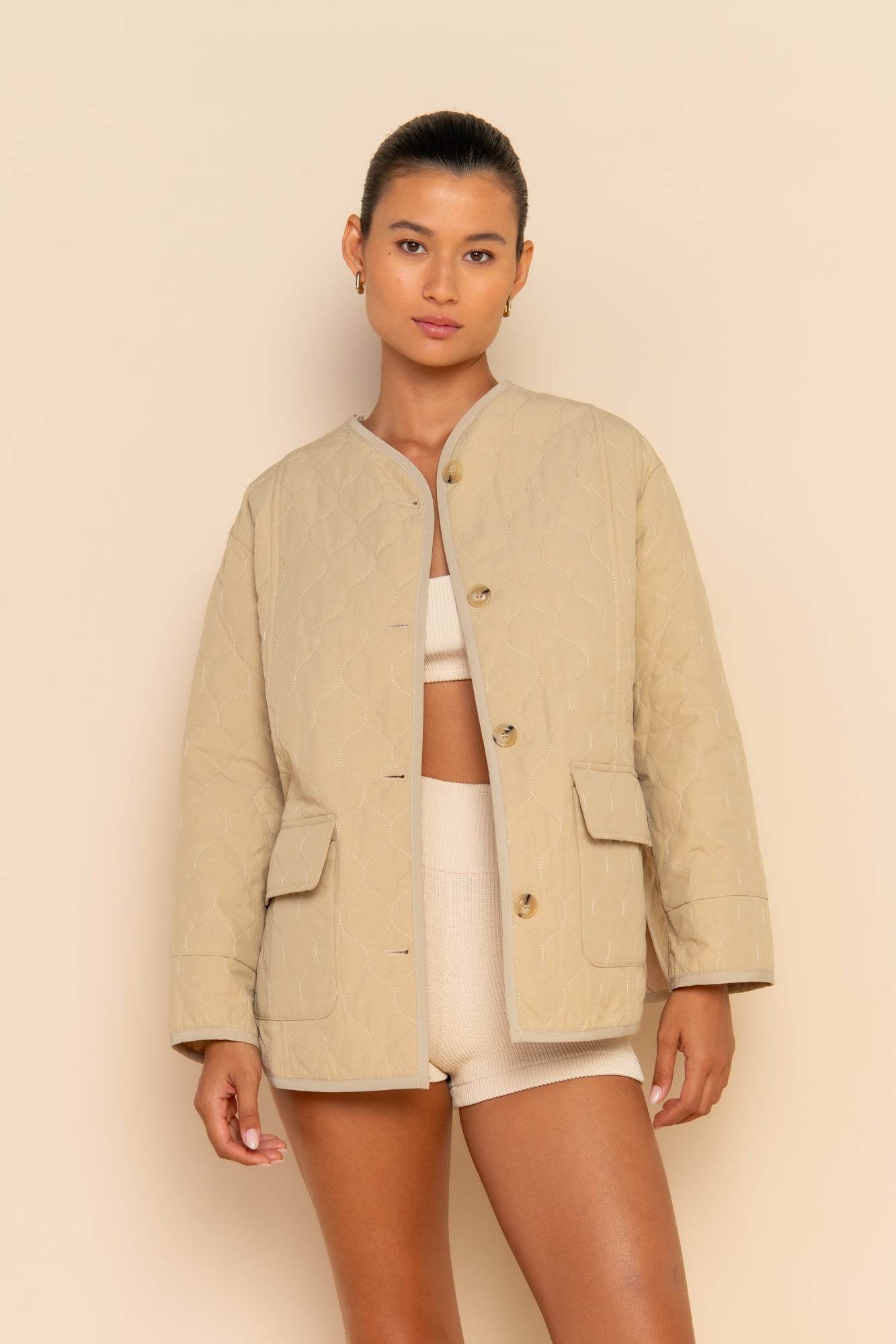 AKARI JACKET - CAMEL