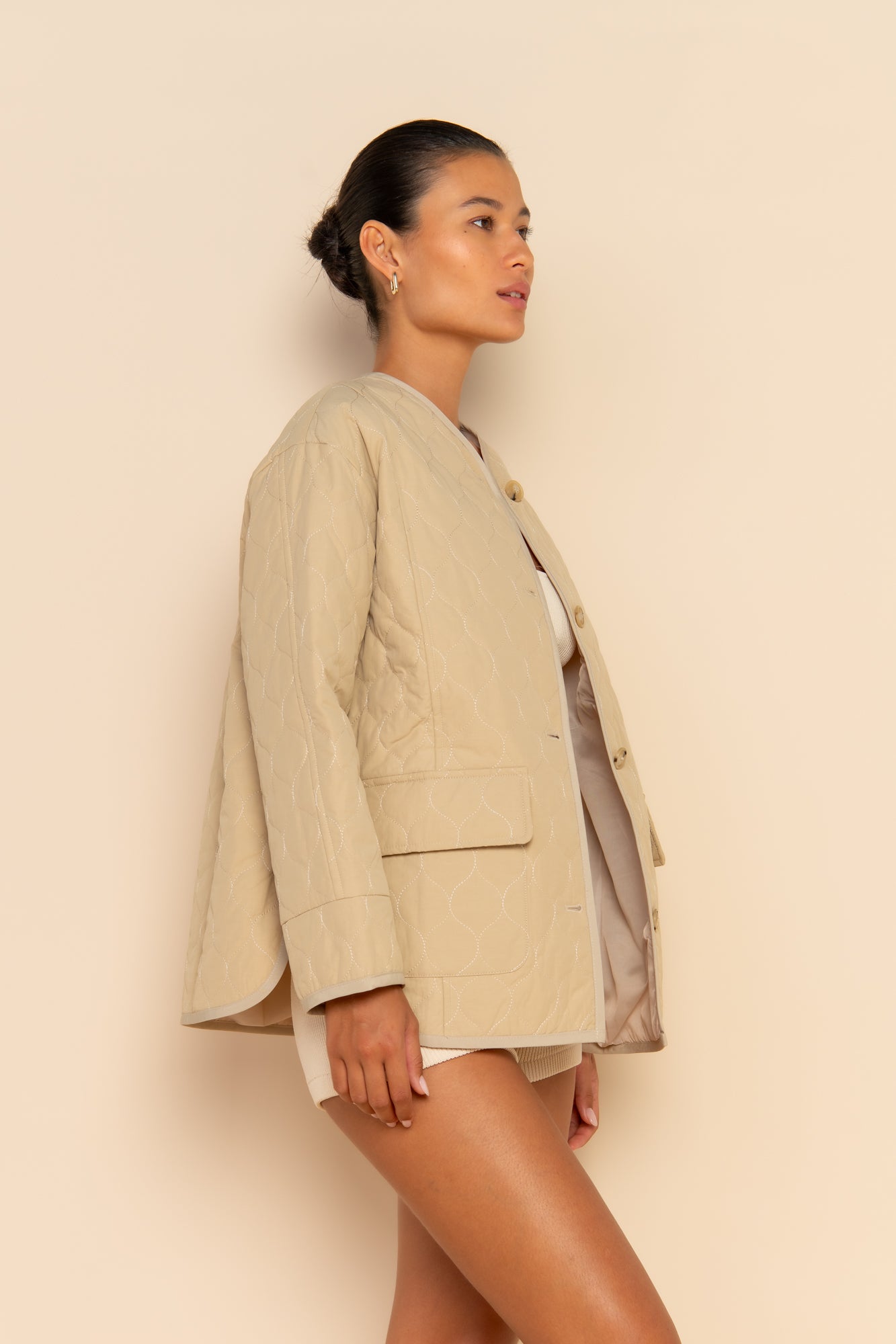 AKARI JACKET - CAMEL