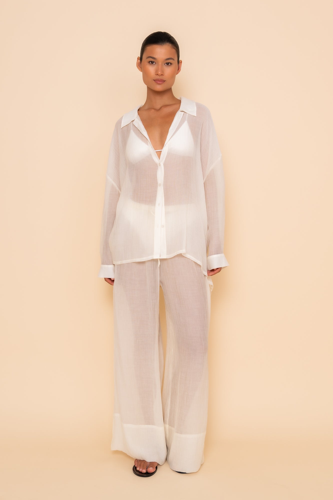 SIENNA SHIRT - IVORY