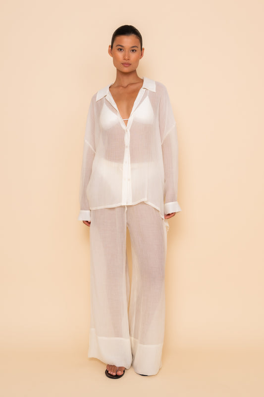 SIENNA SHIRT - IVORY