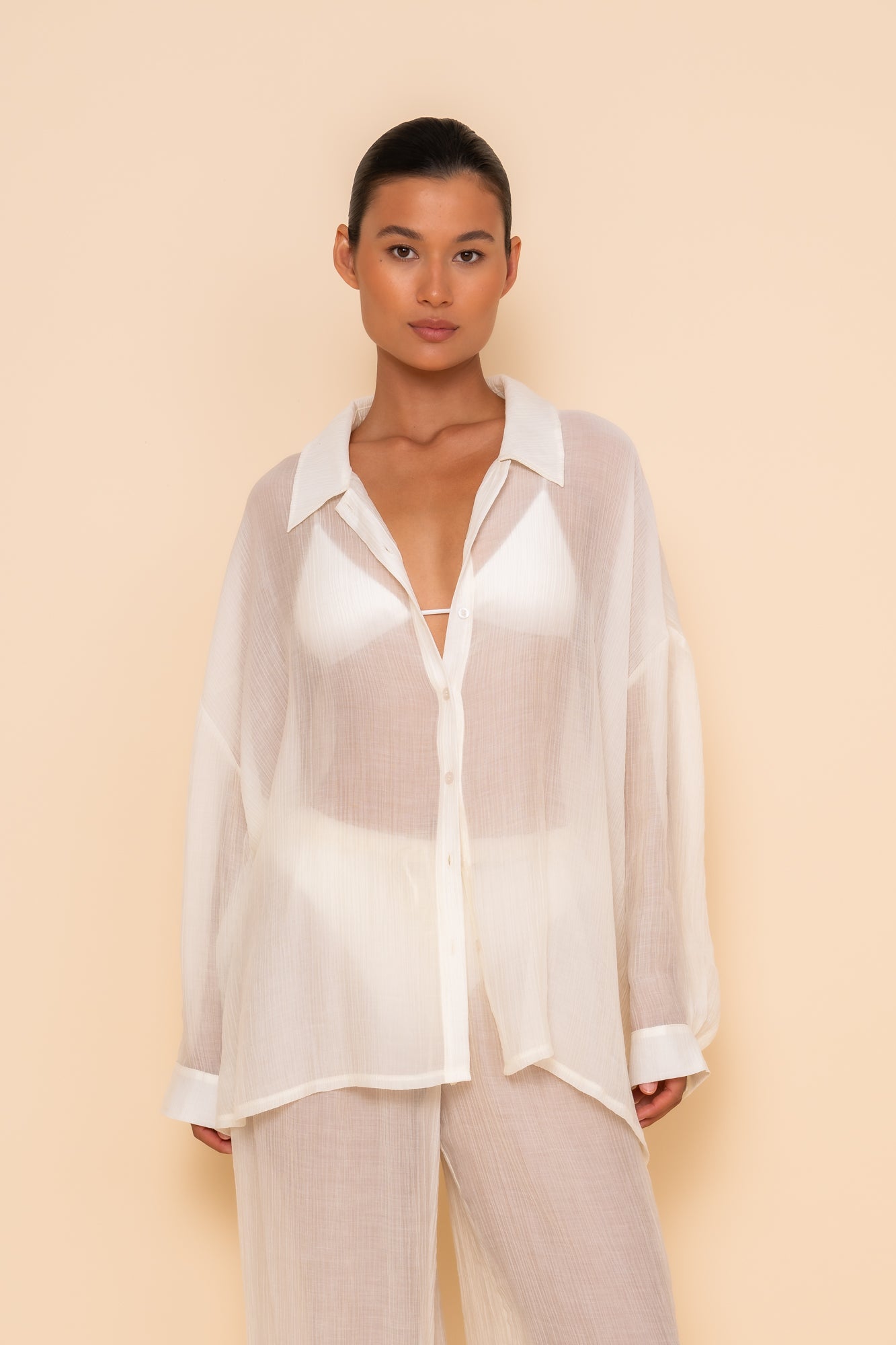 SIENNA SHIRT - IVORY