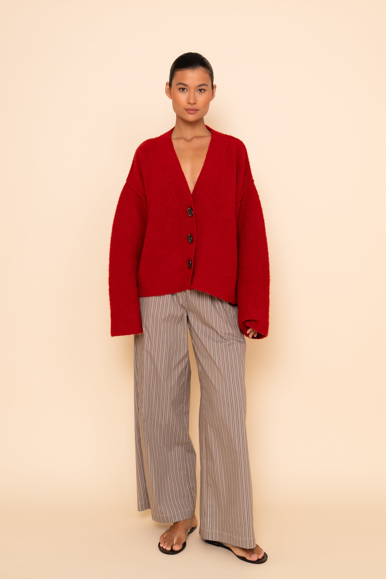 ZIGGY CARDIGAN - RASPBERRY