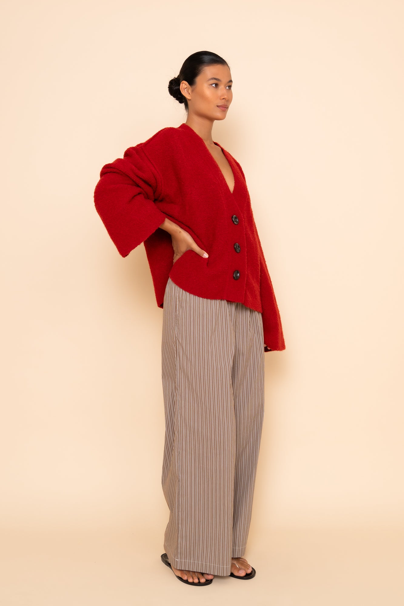 ZIGGY CARDIGAN - RASPBERRY