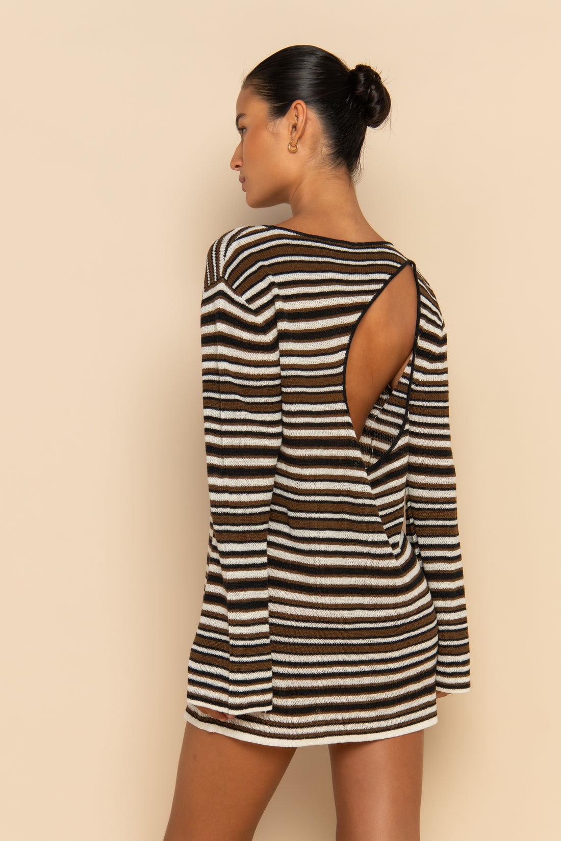 PRE-ORDER | AURA MINI DRESS - DESERT STRIPE