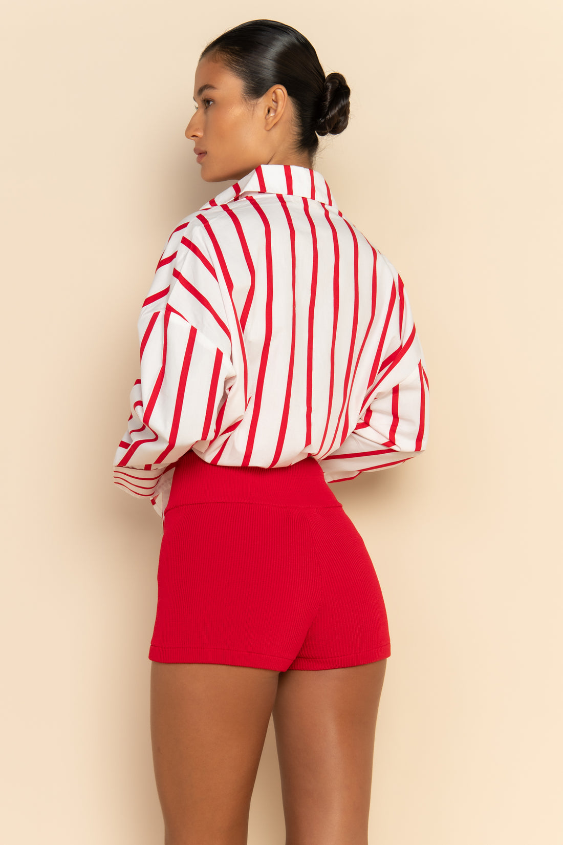 SOL KNIT SHORT - RED