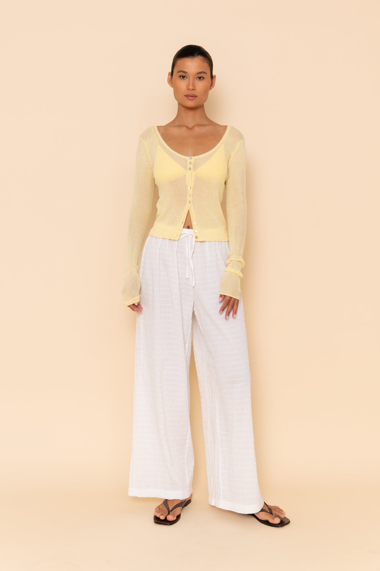 MAEVE CARDIGAN - BUTTER