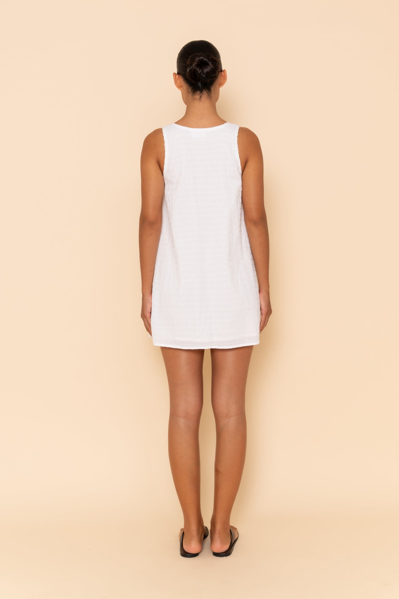 WILLOW MINI DRESS - IVORY