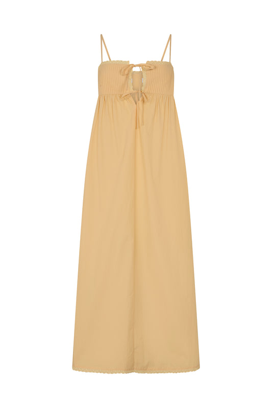 LILYA MAXI DRESS - PEACH