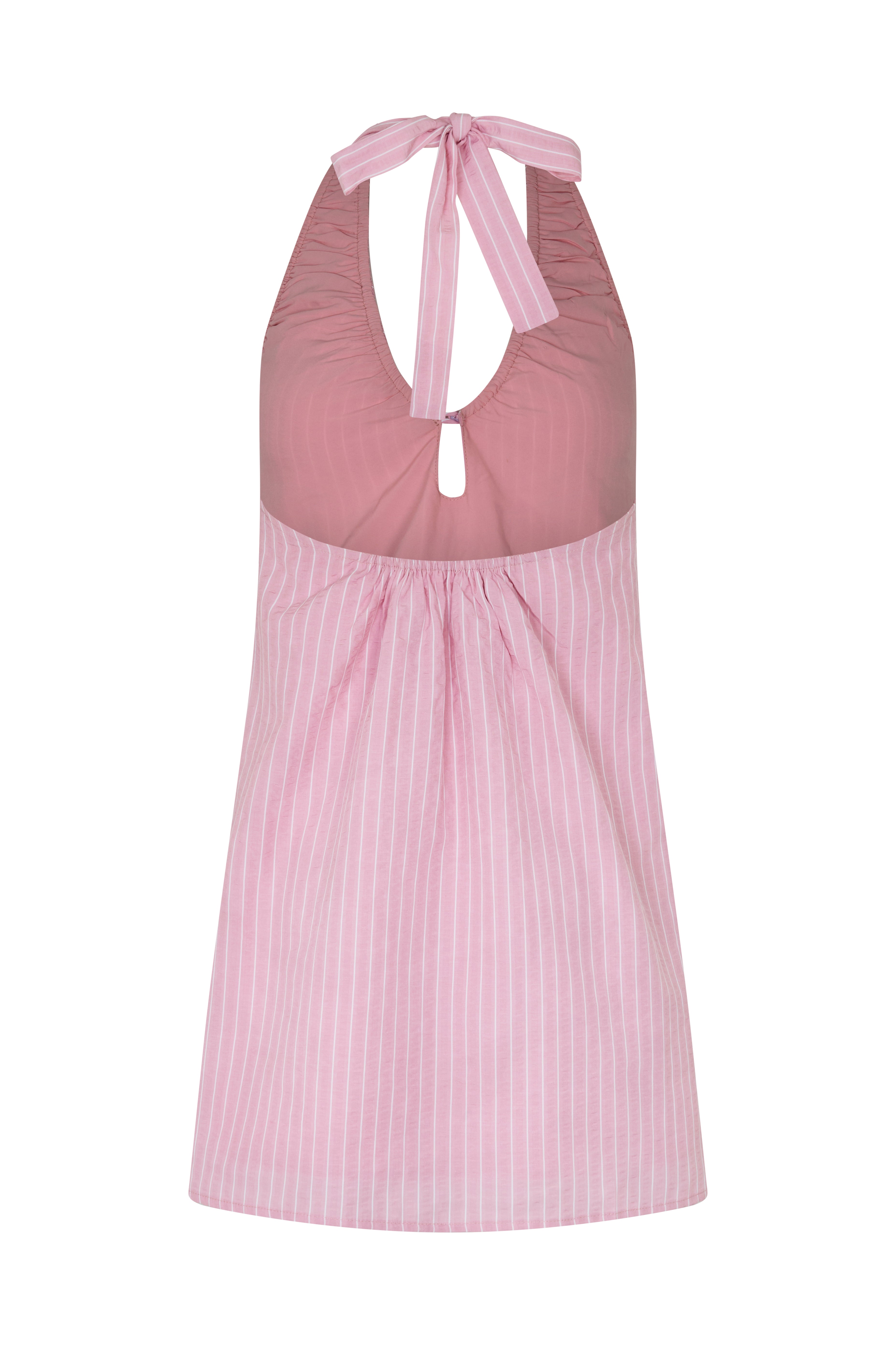 SIDNEY HALTER MINI DRESS - PETAL